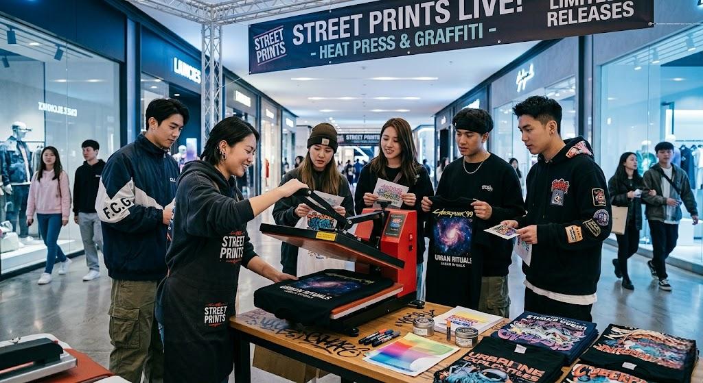 潮流指標!Live Printing 街頭印刷文化進駐商場,重新定義你的購物樂趣