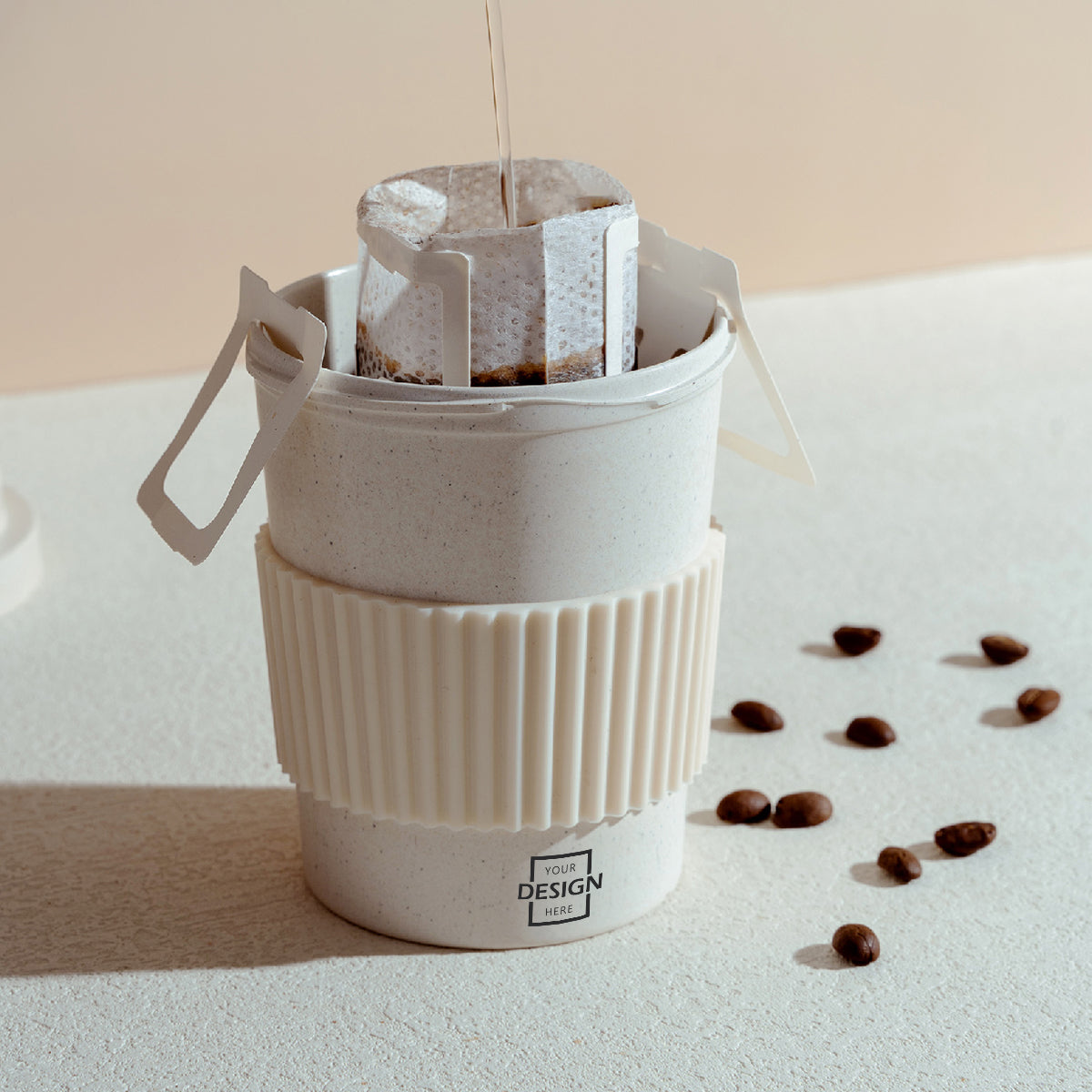 【定製】環保咖啡渣随行杯350ml 防漏便携 旅行必備 辦公室單品