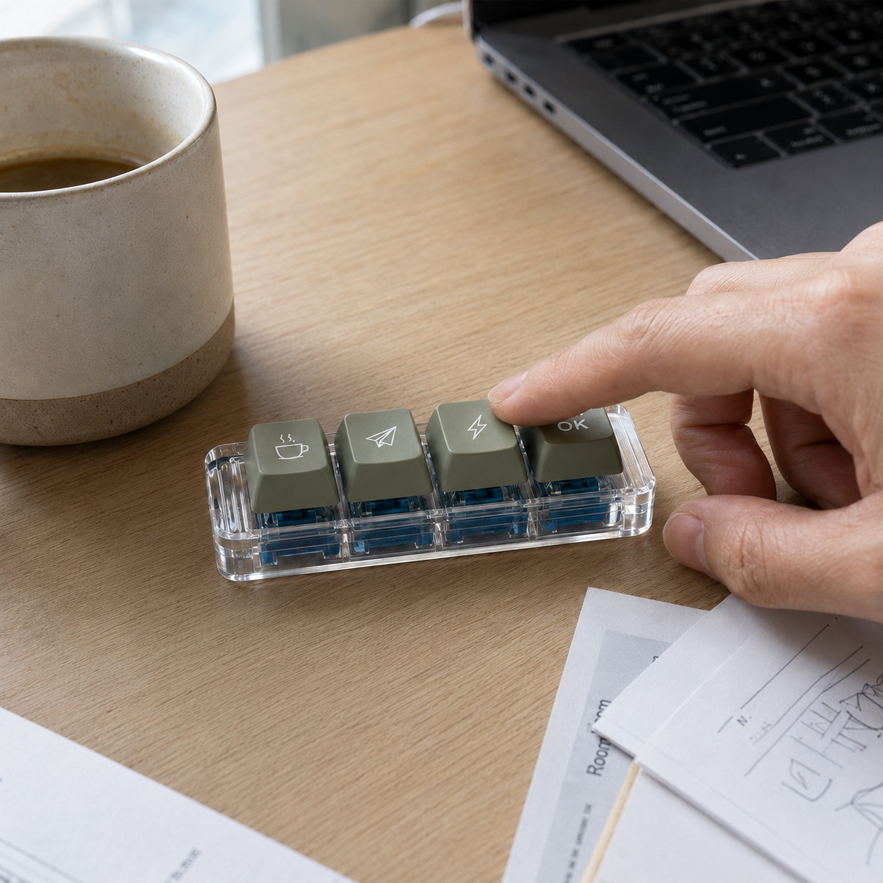 Customizable Fidget Keyboard Keychain | 訂製解壓鍵盤鑰匙扣 企業品牌伴手禮 員工禮物 創意贈品