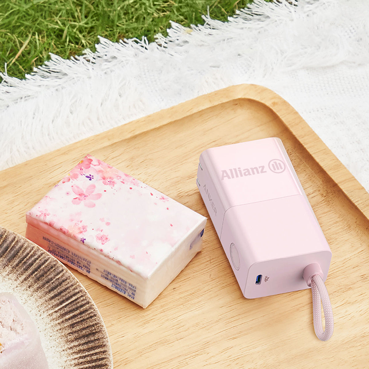 Anker powerbank| 自帶Lighting線 二合一 移動充電 口袋行動電源