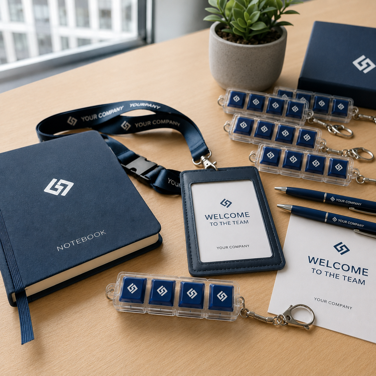 Customizable Fidget Keyboard Keychain | 訂製解壓鍵盤鑰匙扣 企業品牌伴手禮 員工禮物 創意贈品
