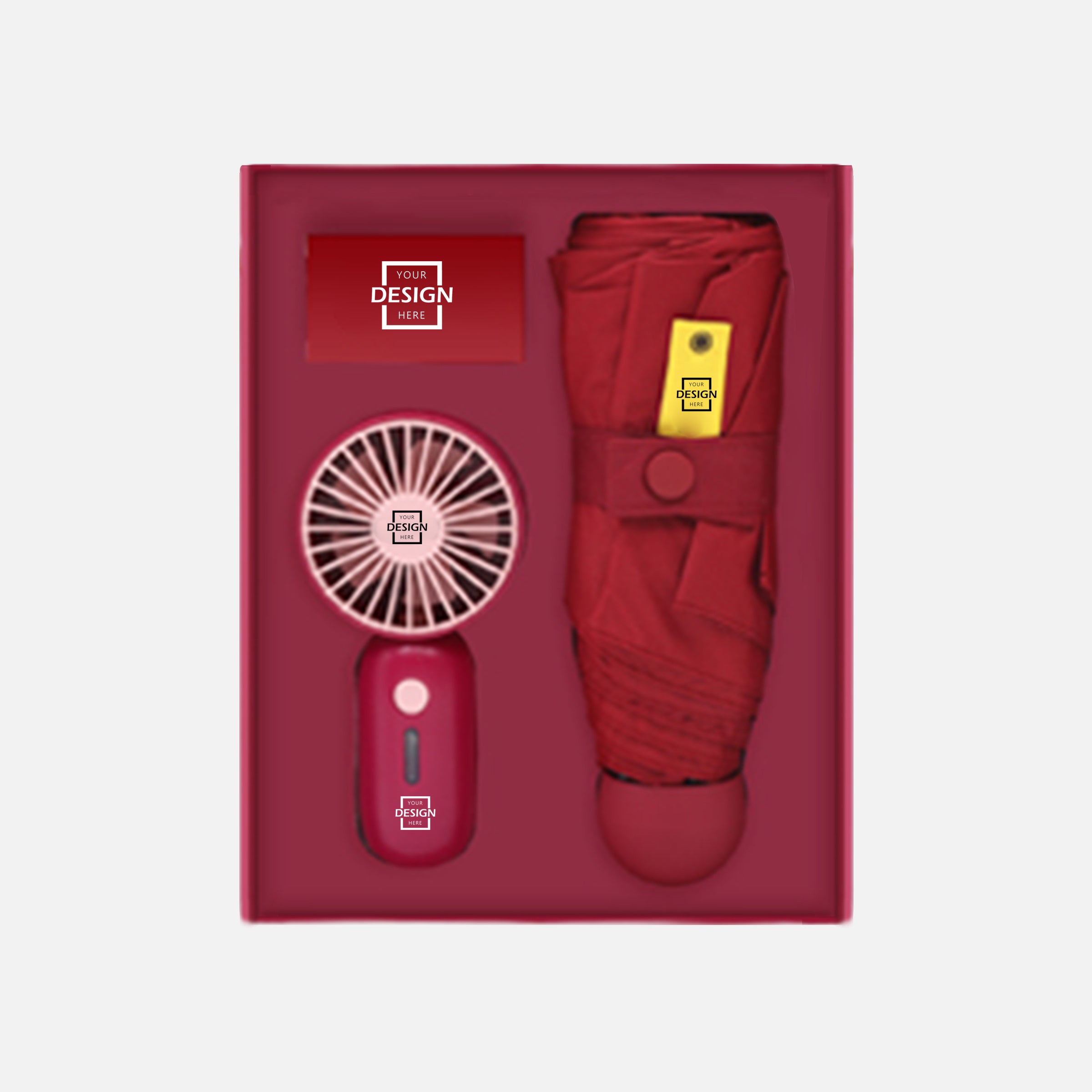 Trade Show Gift Sets | 展會創意訂製禮物雨傘風扇套裝