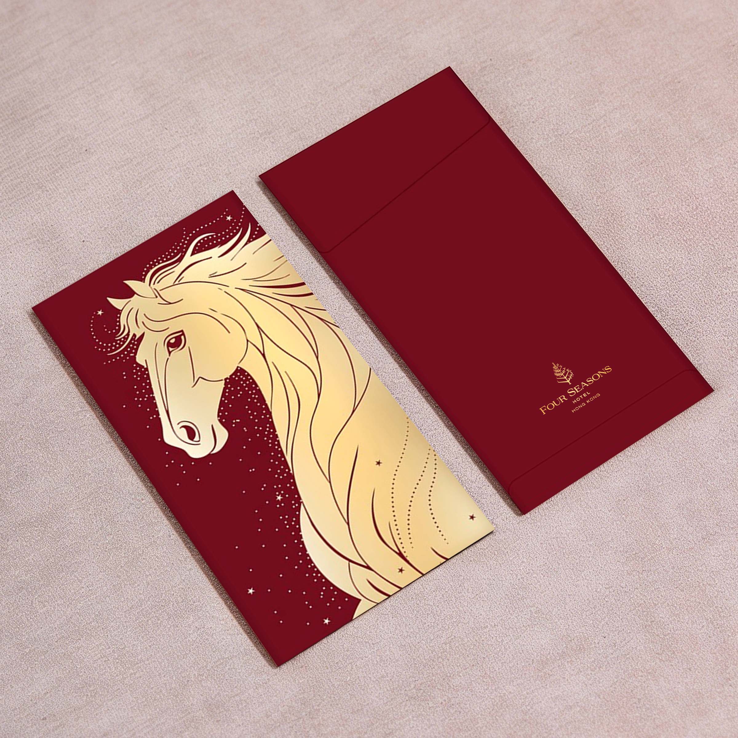 2026 CNY Printable And Customizable Red Envelopes | 2026馬年紅包 客製化燙金燙銀印公司logo利是封 新年壓歲錢紅包