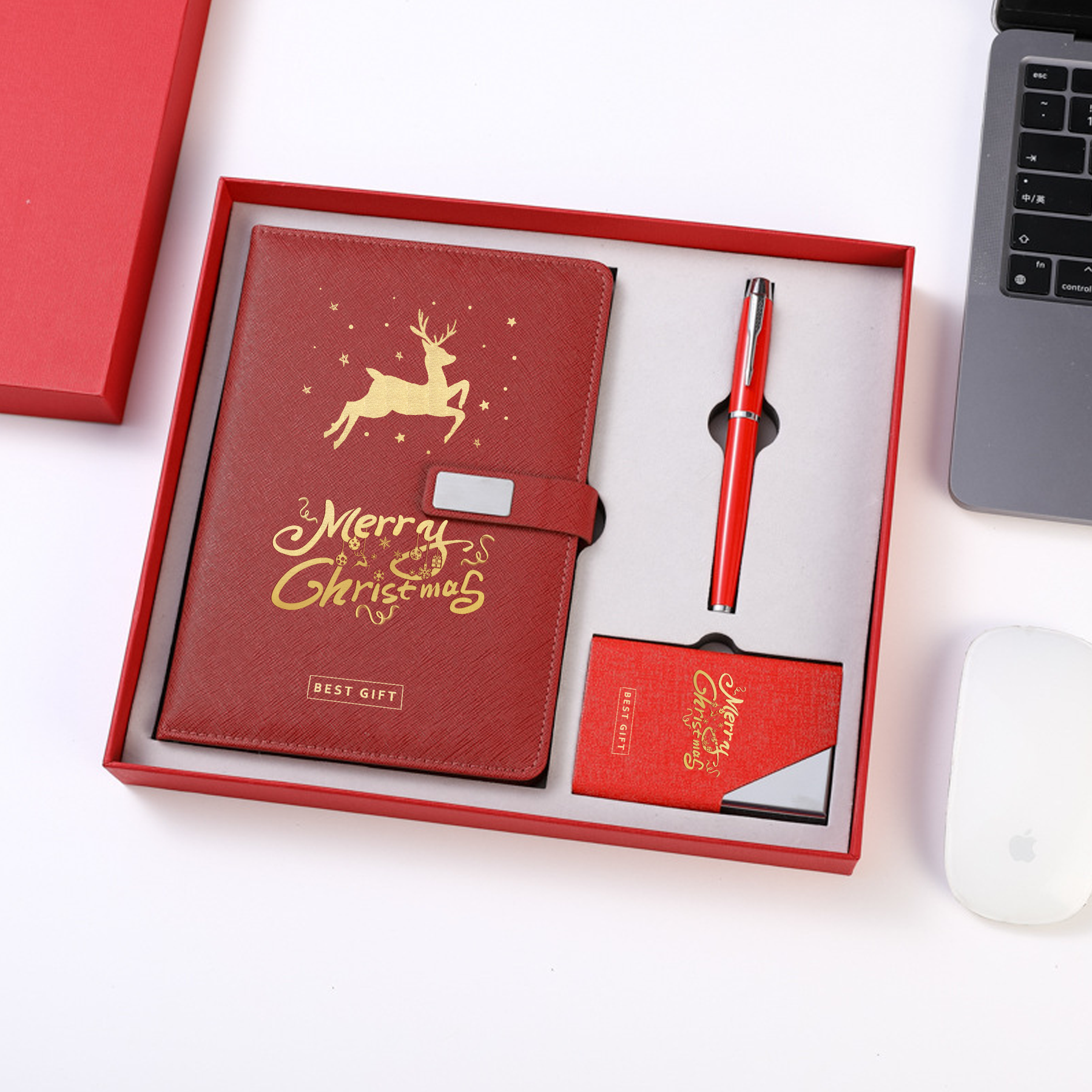 Customized Christmas Corporate Gift Set | 訂製聖誕商務禮盒 筆記本禮品套裝 交換禮物 企業伴手禮 BG30-61