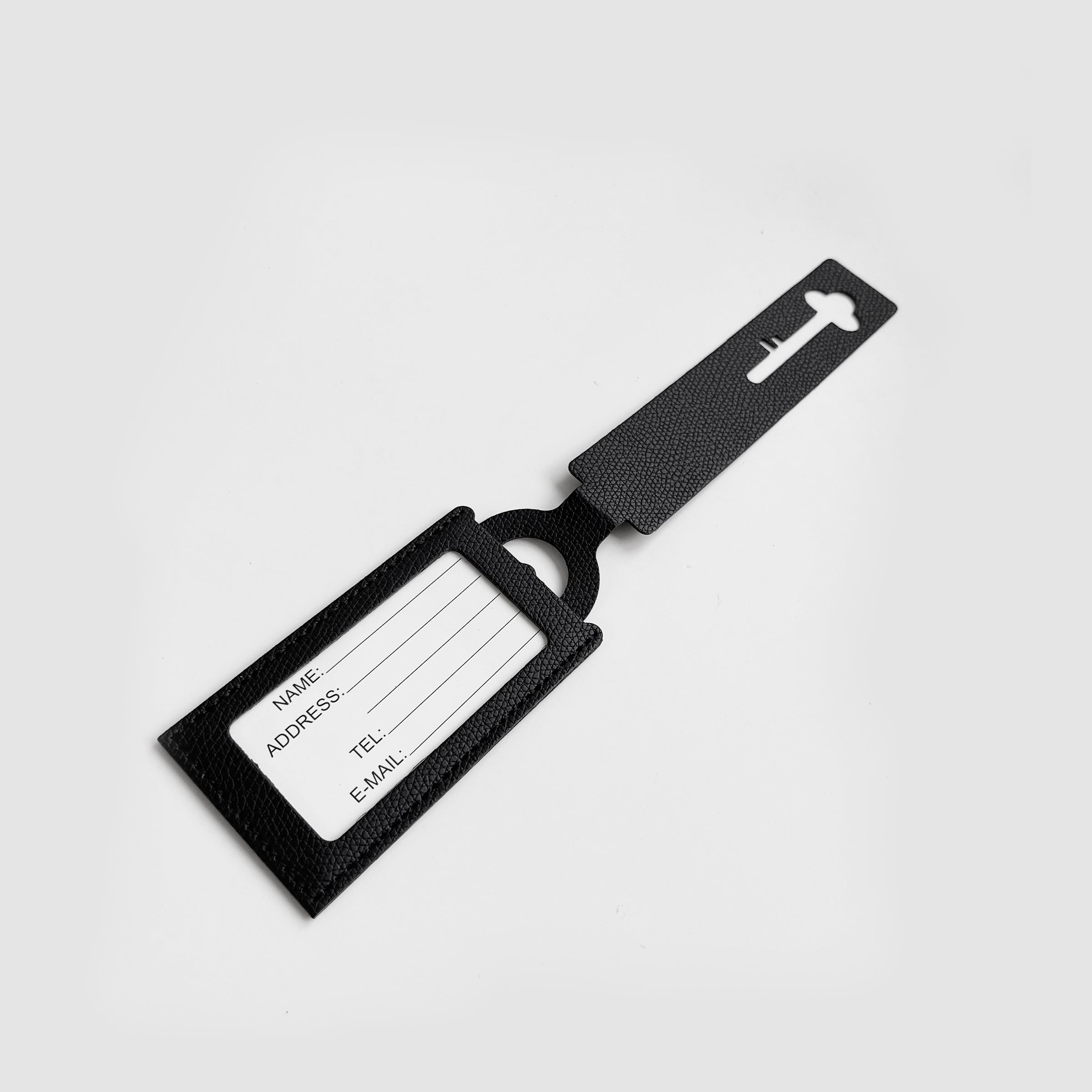 Check-in Luggage Tag | 企業禮品 防丟失一體式行李吊牌 簡約輕便PU托運掛牌