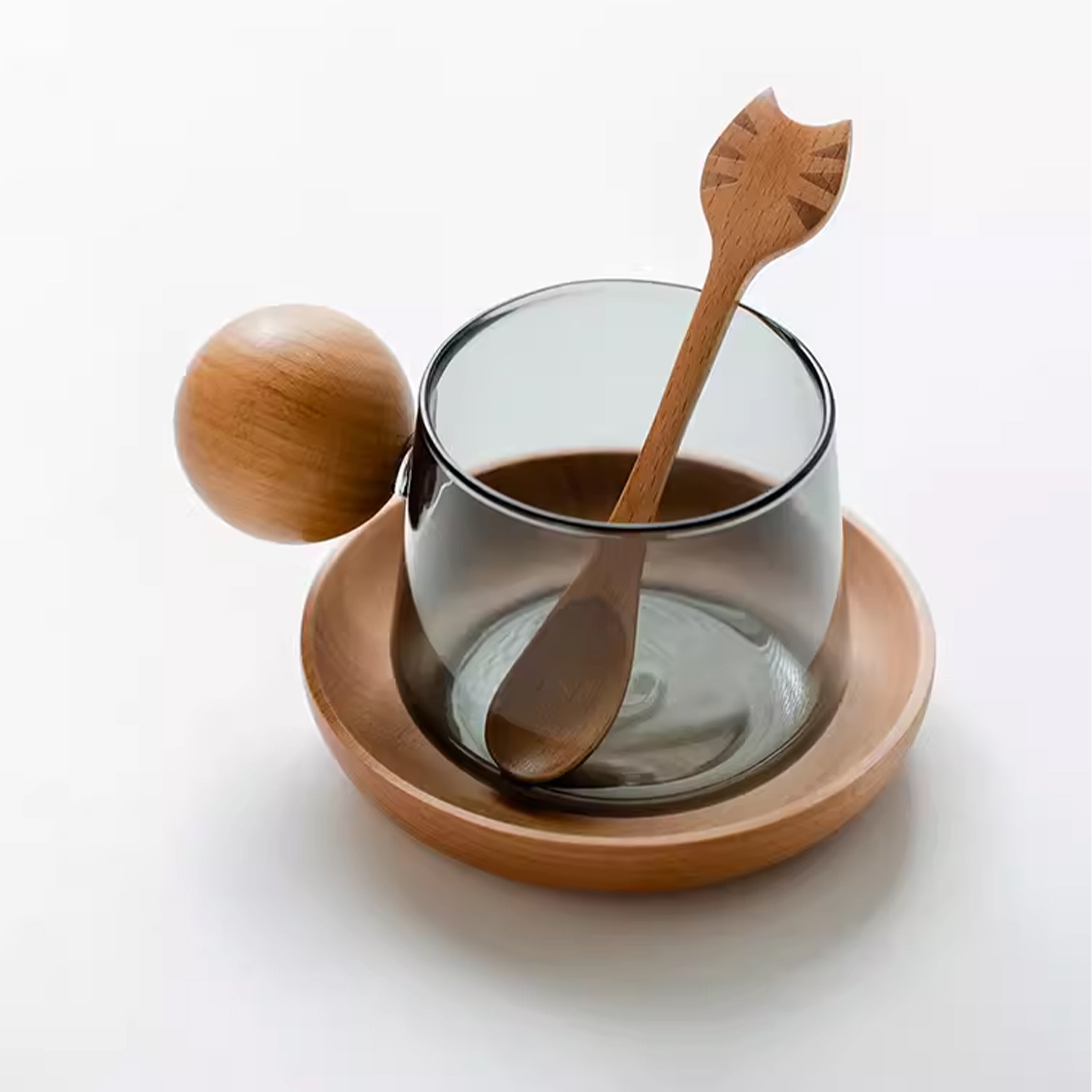 【水樽杯子】高檔精緻玻璃對杯 生日禮物情侶禮物杯碟套裝