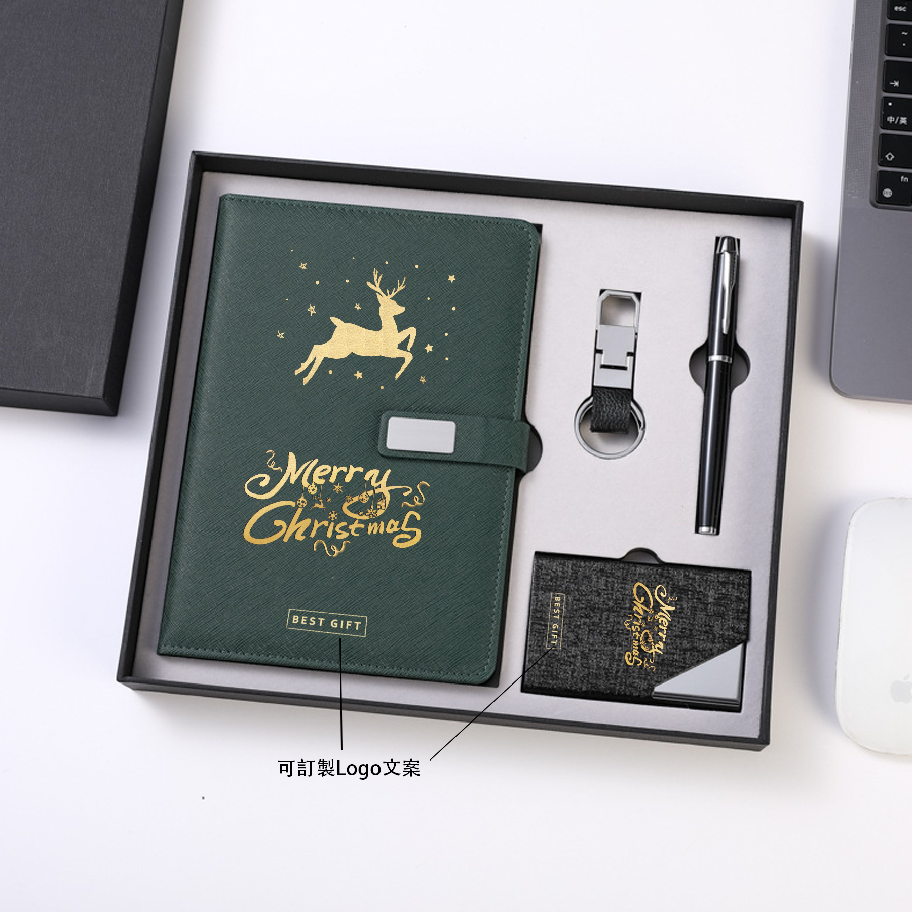 Customized Christmas Corporate Gift Set | 訂製聖誕商務禮盒 筆記本禮品套裝 交換禮物 企業伴手禮 BG30-61