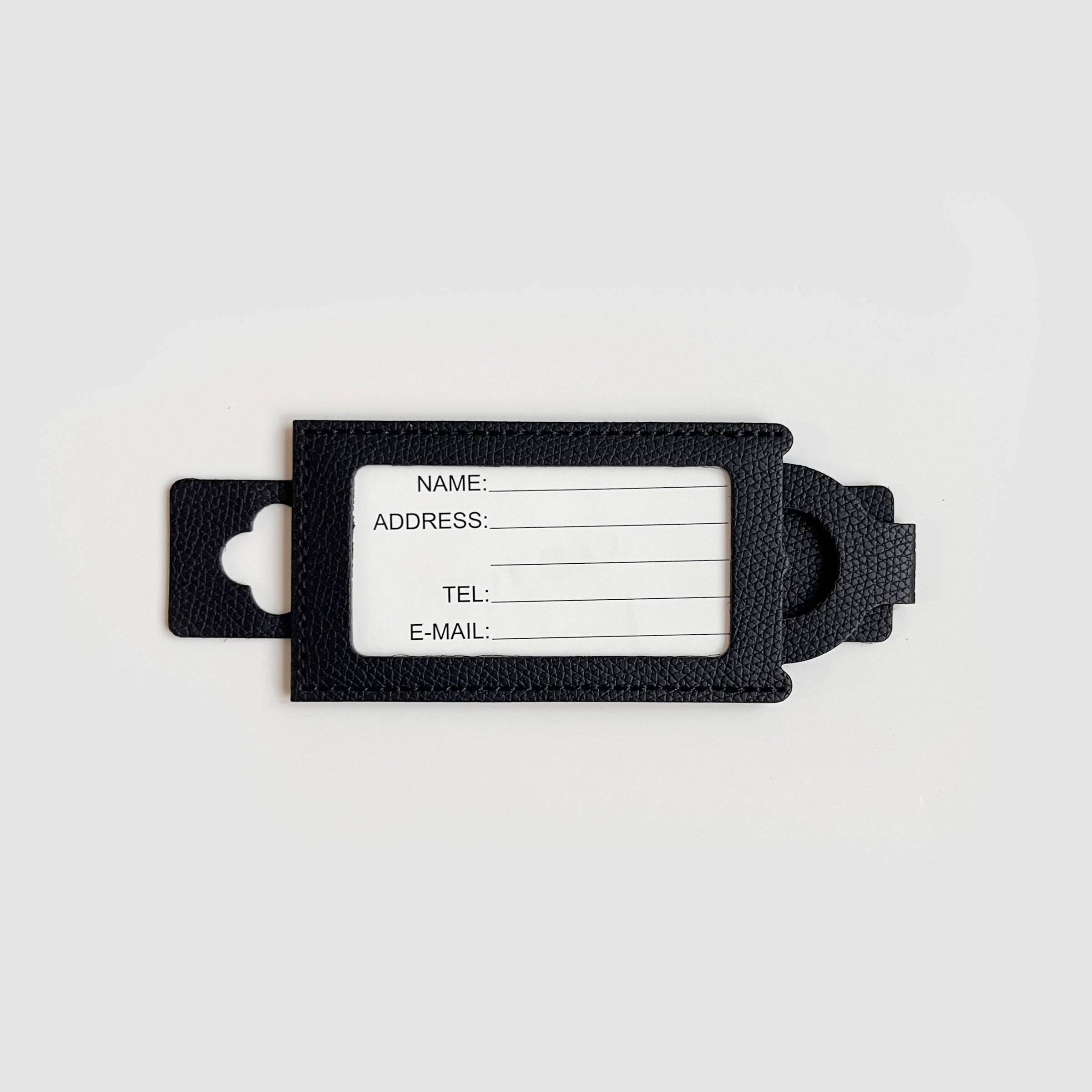Check-in Luggage Tag | 企業禮品 防丟失一體式行李吊牌 簡約輕便PU托運掛牌