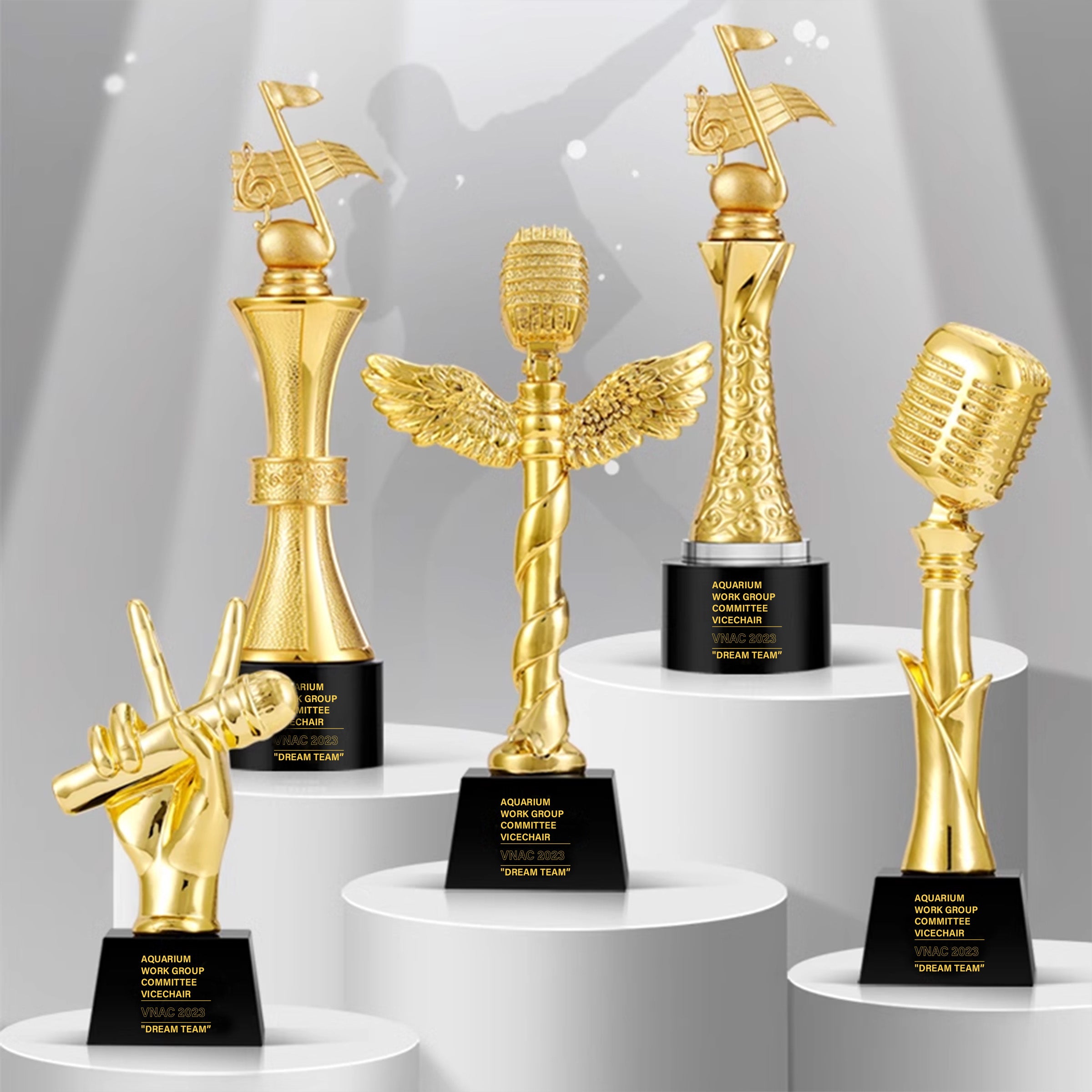 Primary School Children's Metal Trophy | 舞蹈比賽獎座訂製 學校頒獎典禮兒童獎座