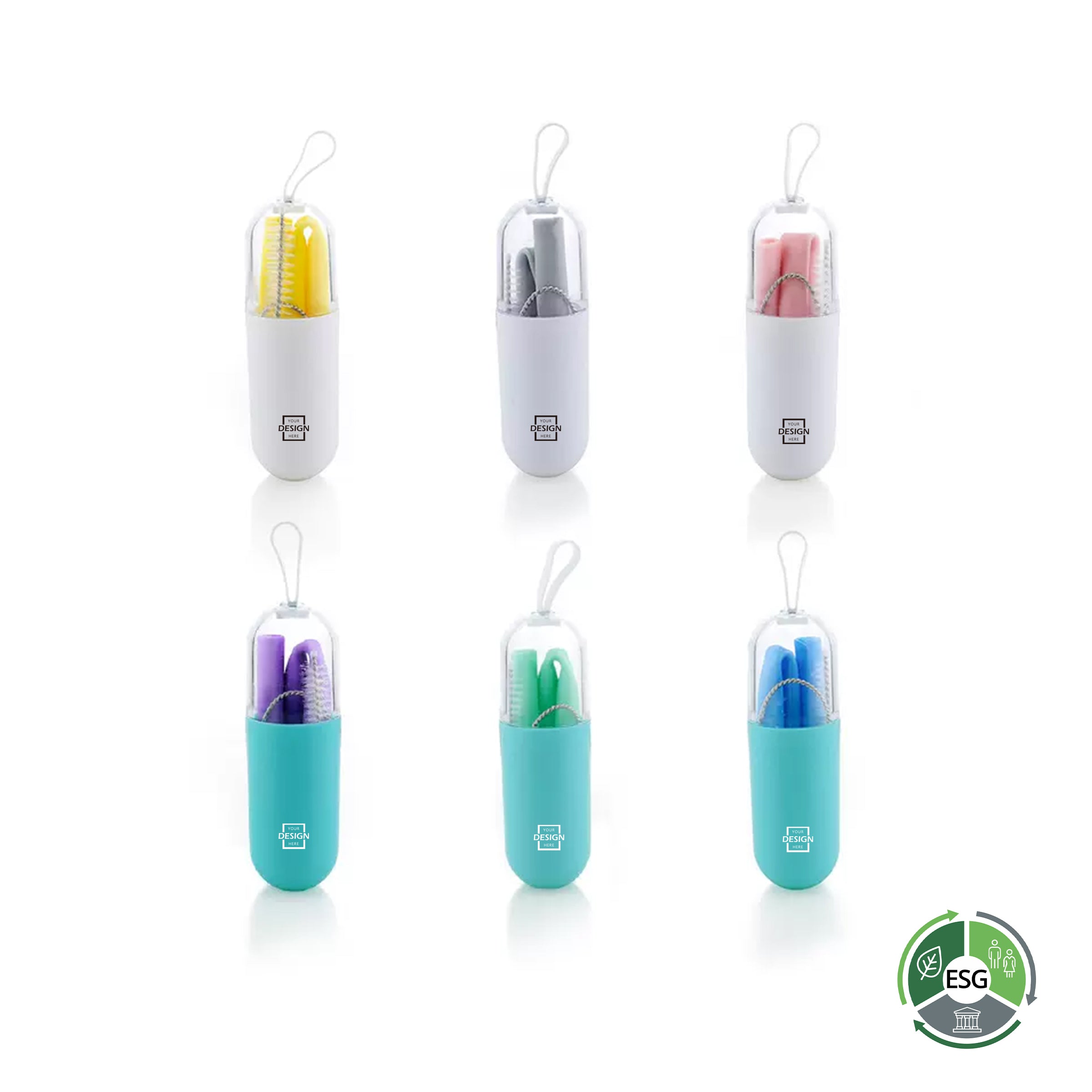 Eco-friendly Silicone Straw | 定制環保便攜折疊矽膠吸管