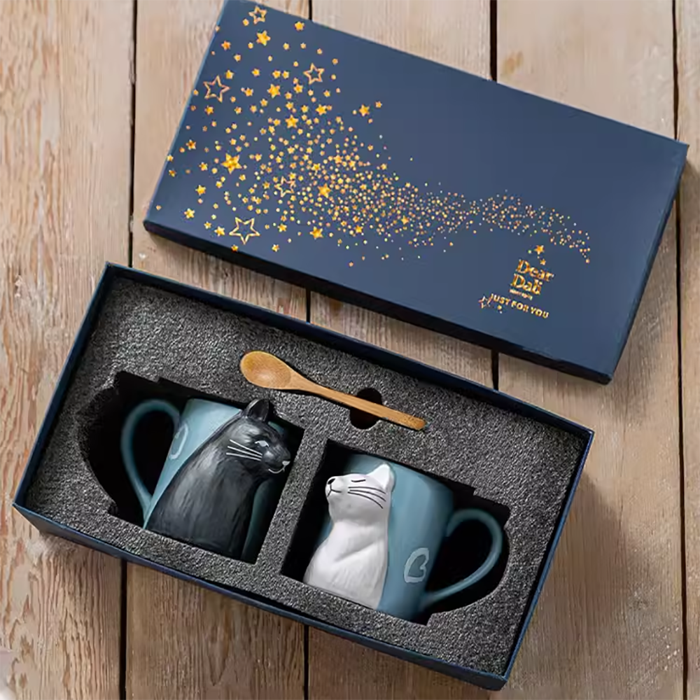 【情侶對杯】馬克杯情侶對杯陶瓷杯 結婚禮物週年禮物對杯禮盒