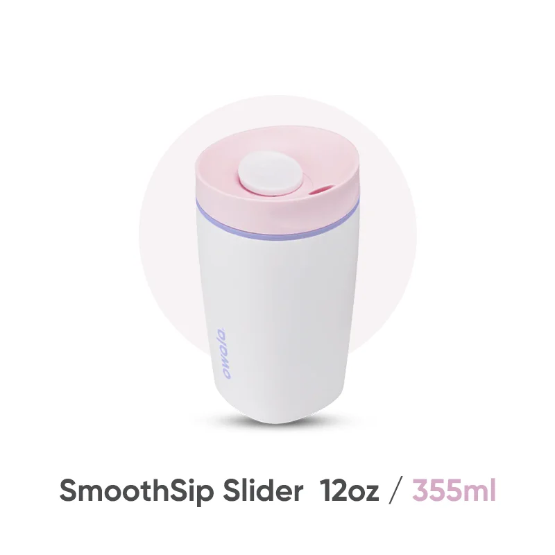 Owala SmoothSip Slider 12oz Insulated Stainless Steel Coffee Tumbler | 335ml Owala保溫咖啡杯 BG26-282
