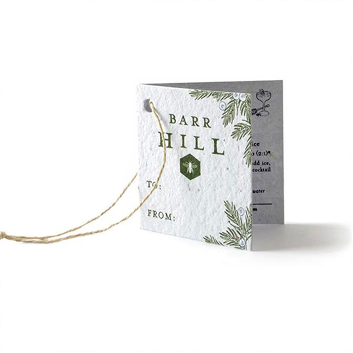 Custom Printed Seed Paper | 種子卡 自訂環保種子紙造型企業產品吊牌 高級紀念禮物