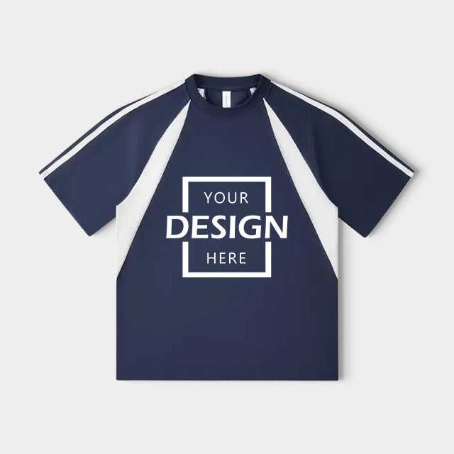 Raglan color block crew neck short sleeve T-shirt bulk custom| 插肩拼色圓領短袖T恤衫 大量訂製 BG08-17