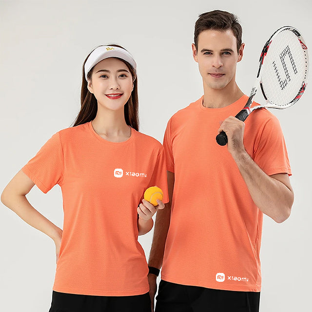 Nylon Butterfly Mesh Round Neck Short Sleeve T-Shirt Bulk Custom | 錦綸蝴蝶網圓領短袖T恤衫 大量訂製團購 BG08-18