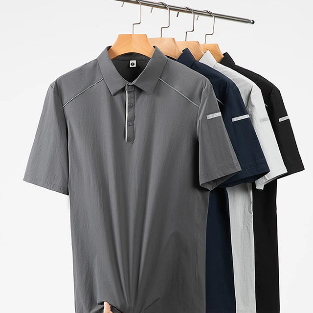Icy quick-drying breathable work style short-sleeved POLO shirt bulk custom| 冰爽速乾透氣工作風短袖POLO衫 企業大量訂製團購 BG08-19