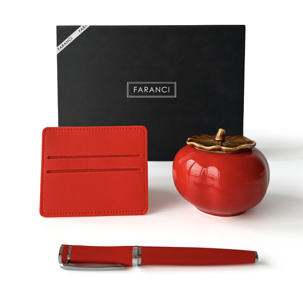 Elegant Red Collection Gift Set,Red Executive Gift Set