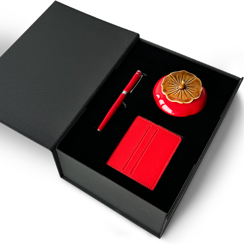 Elegant Red Collection Gift Set,Red Executive Gift Set