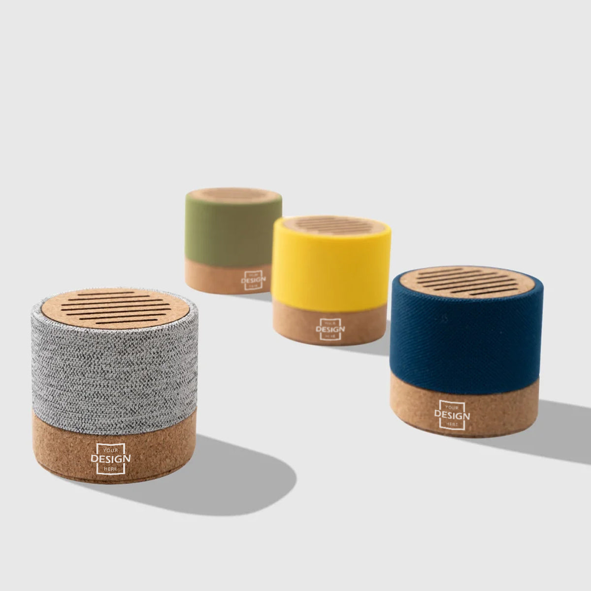 【定製】環保軟木+RPET藍牙5.0音箱 10M無線連接 鐳雕LOGO企業專屬