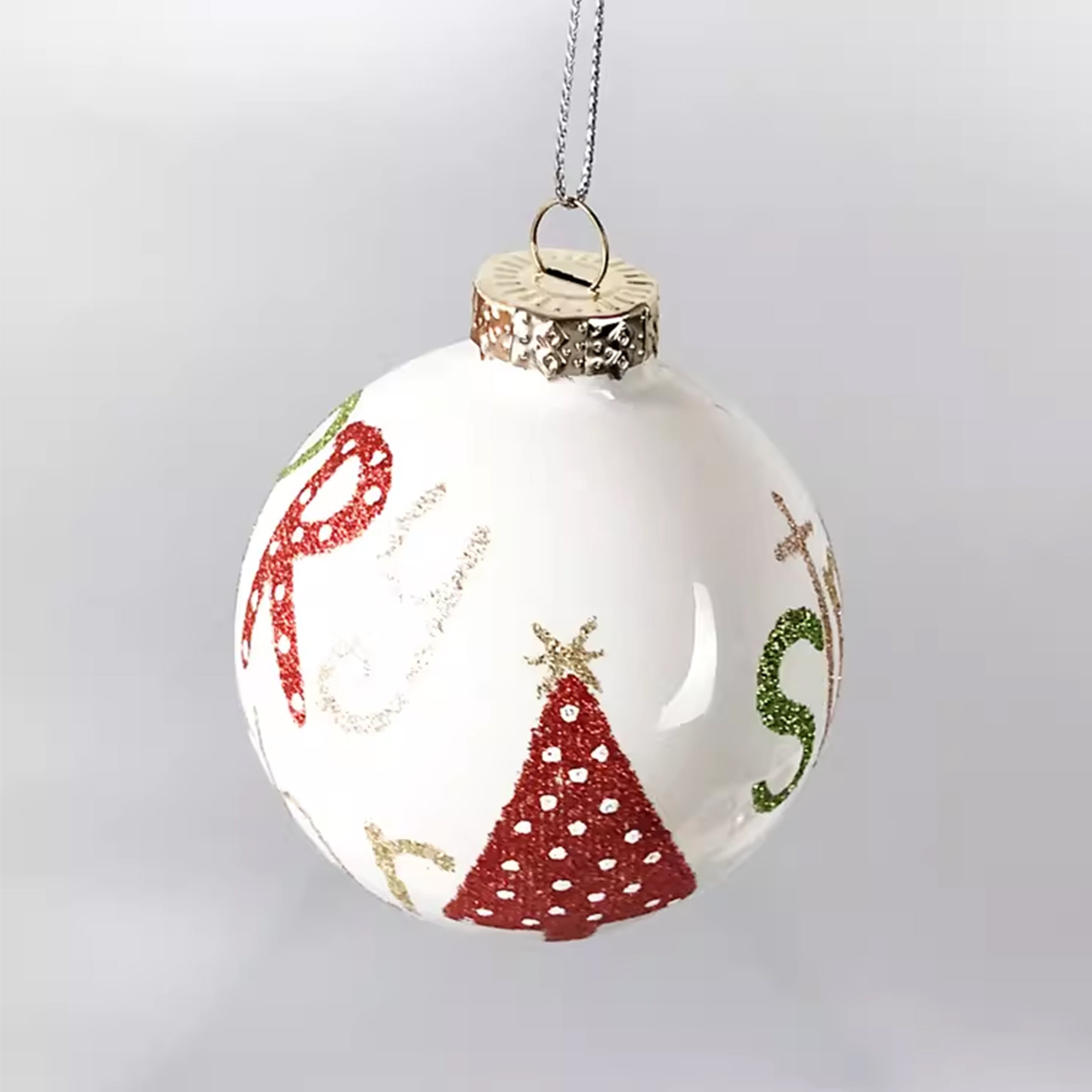 Christmas Tree Decoration | 客製企業聖誕樹裝飾球 訂製logo閃片聖誕球