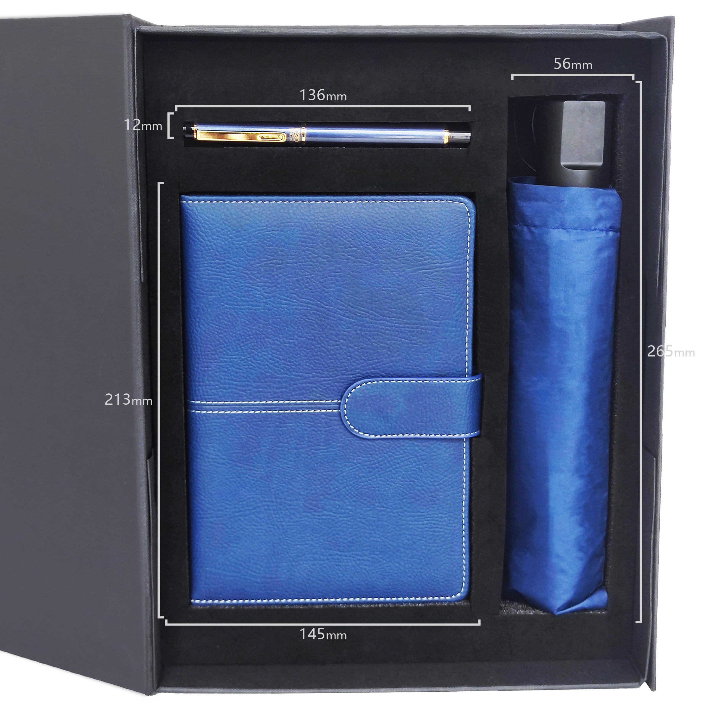 Sophisticated Blue Stationery Set