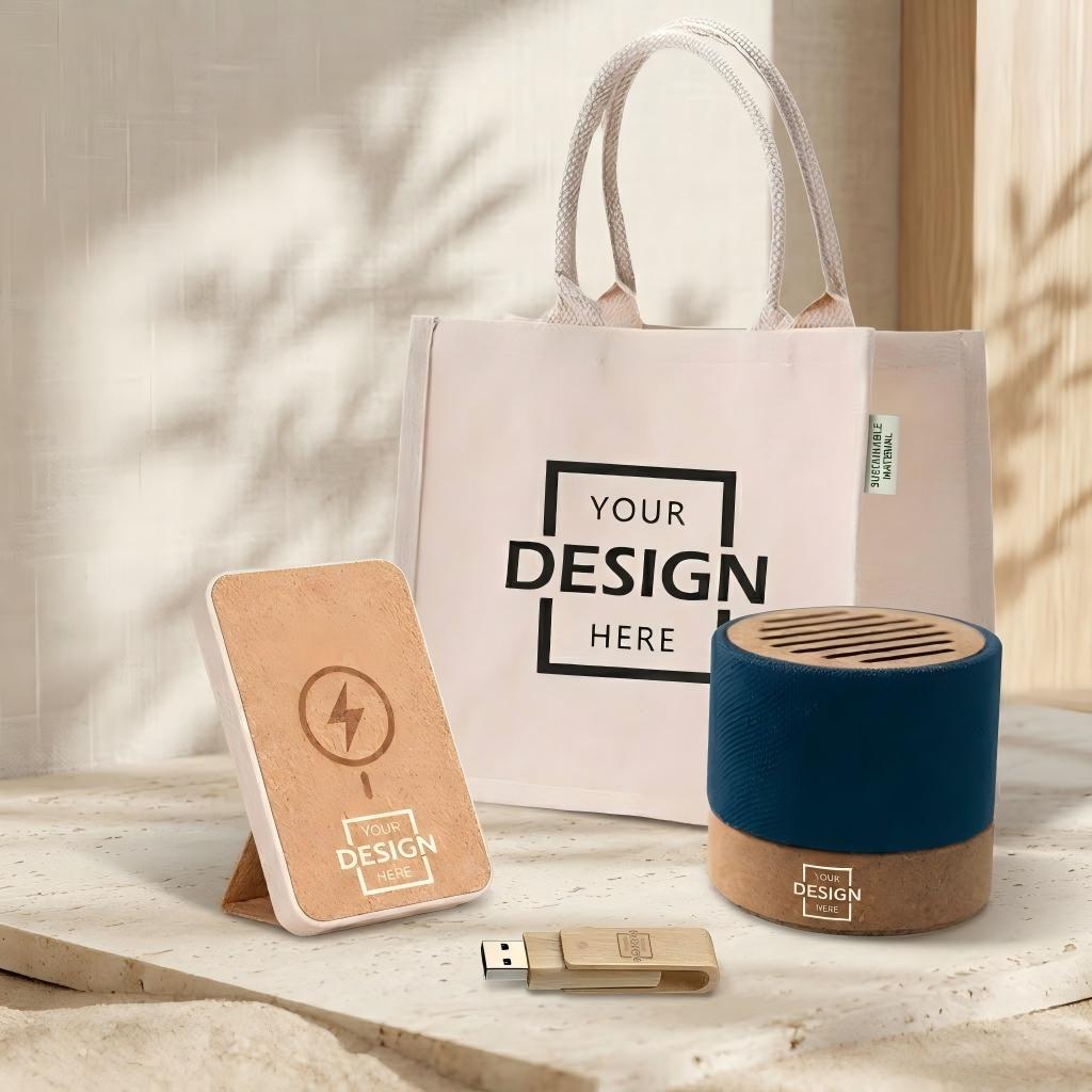 Customizable Eco Bag Electronics Gift Set | 通勤環保袋電子產品禮品套裝