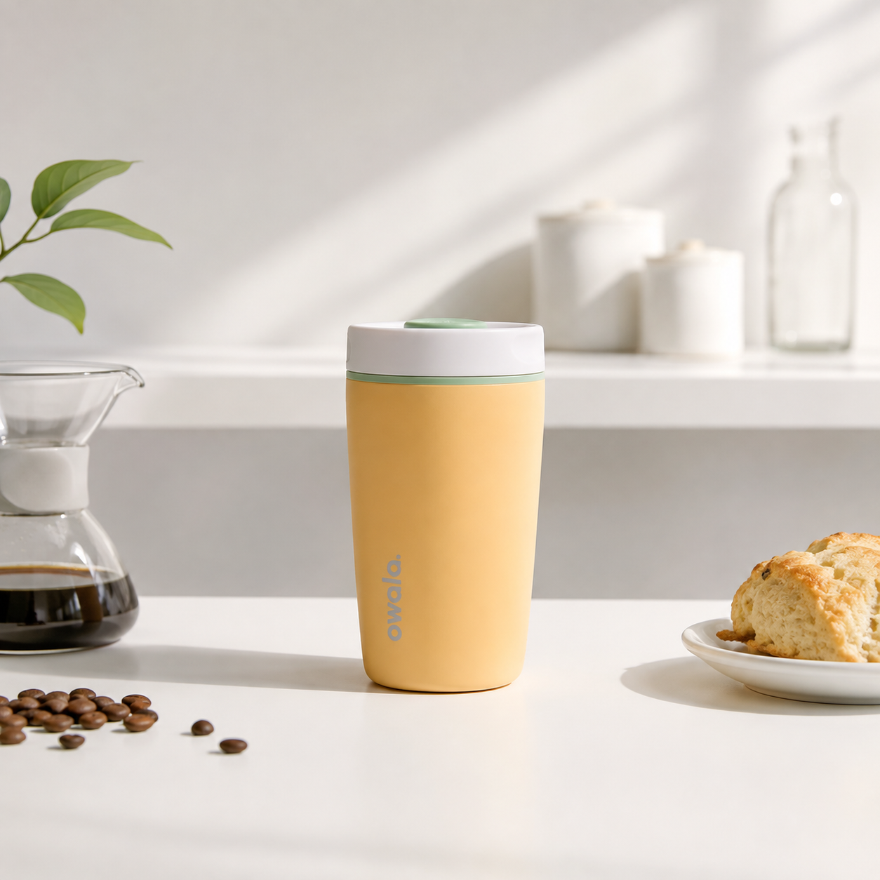Owala SmoothSip Slider 12oz Insulated Stainless Steel Coffee Tumbler | 335ml Owala保溫咖啡杯 BG26-282
