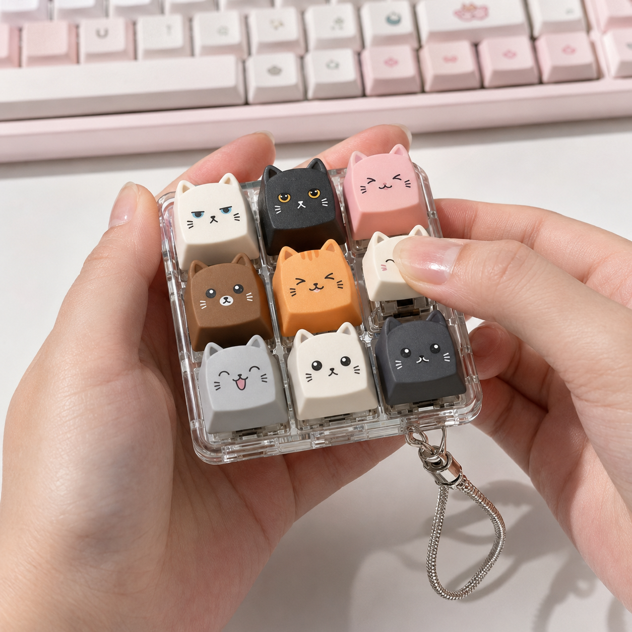 Fully Customizable Keycap Fidget Keyboard | 全訂製鍵帽解壓鍵盤 企業周邊紀念禮物 員工禮物 品牌訂製禮物