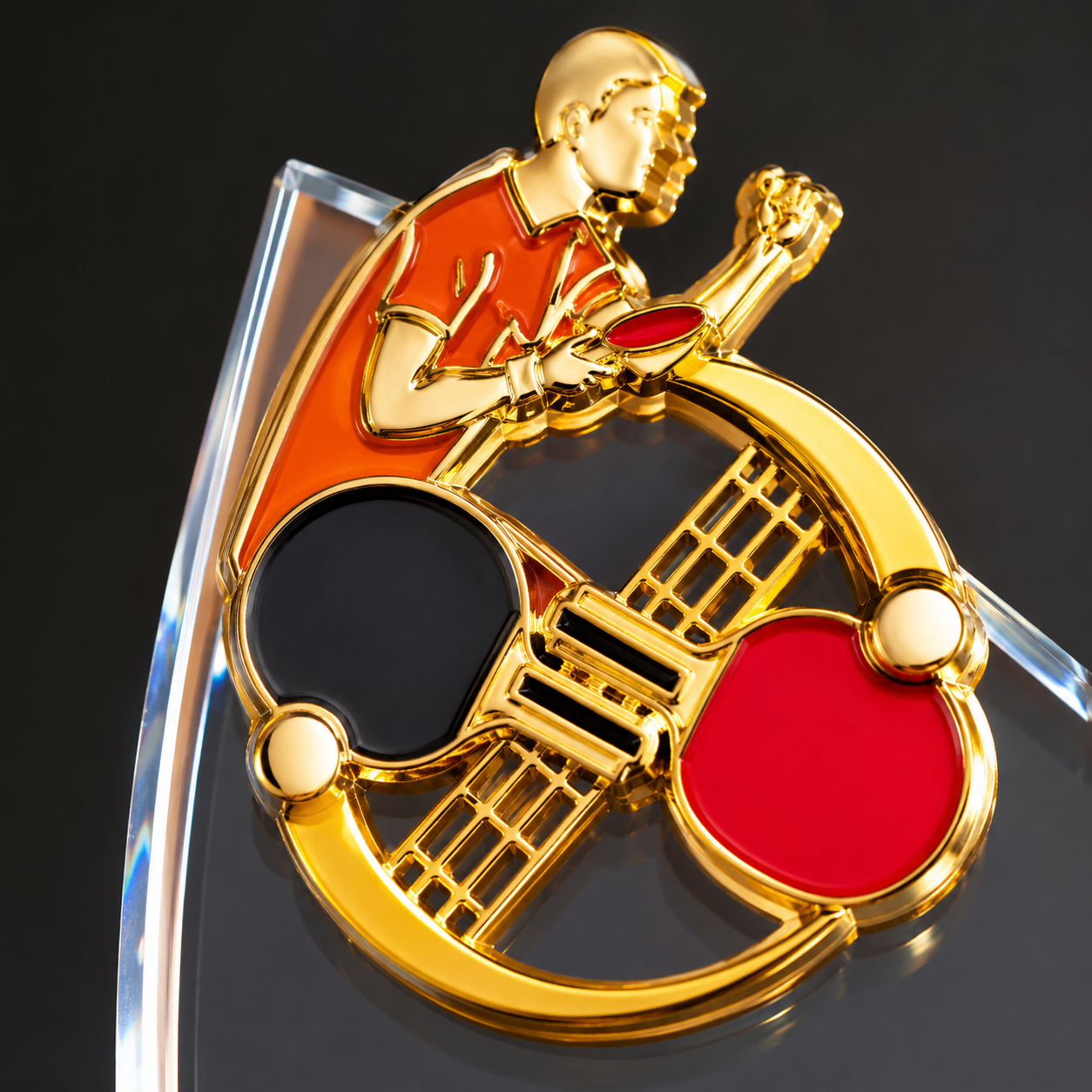 Custom Enamel Metal & Crystal Award Trophy for Tournaments|客製化金屬彩雕水晶獎盃 多款球類運動可選 賽事頒獎團體訂製