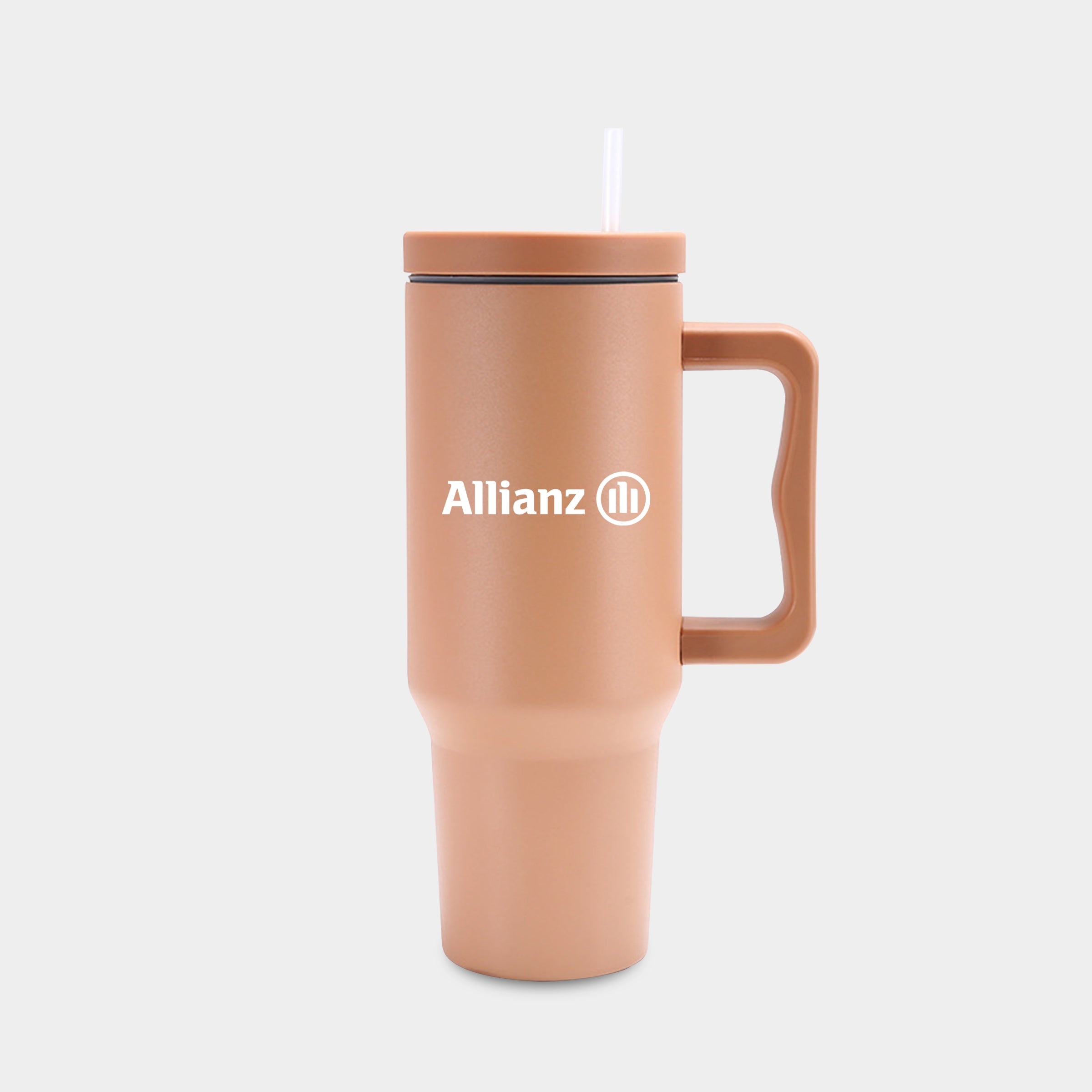 Portable Sports Bottle | 不鏽鋼大容量手柄杯 帶吸管便攜保溫杯