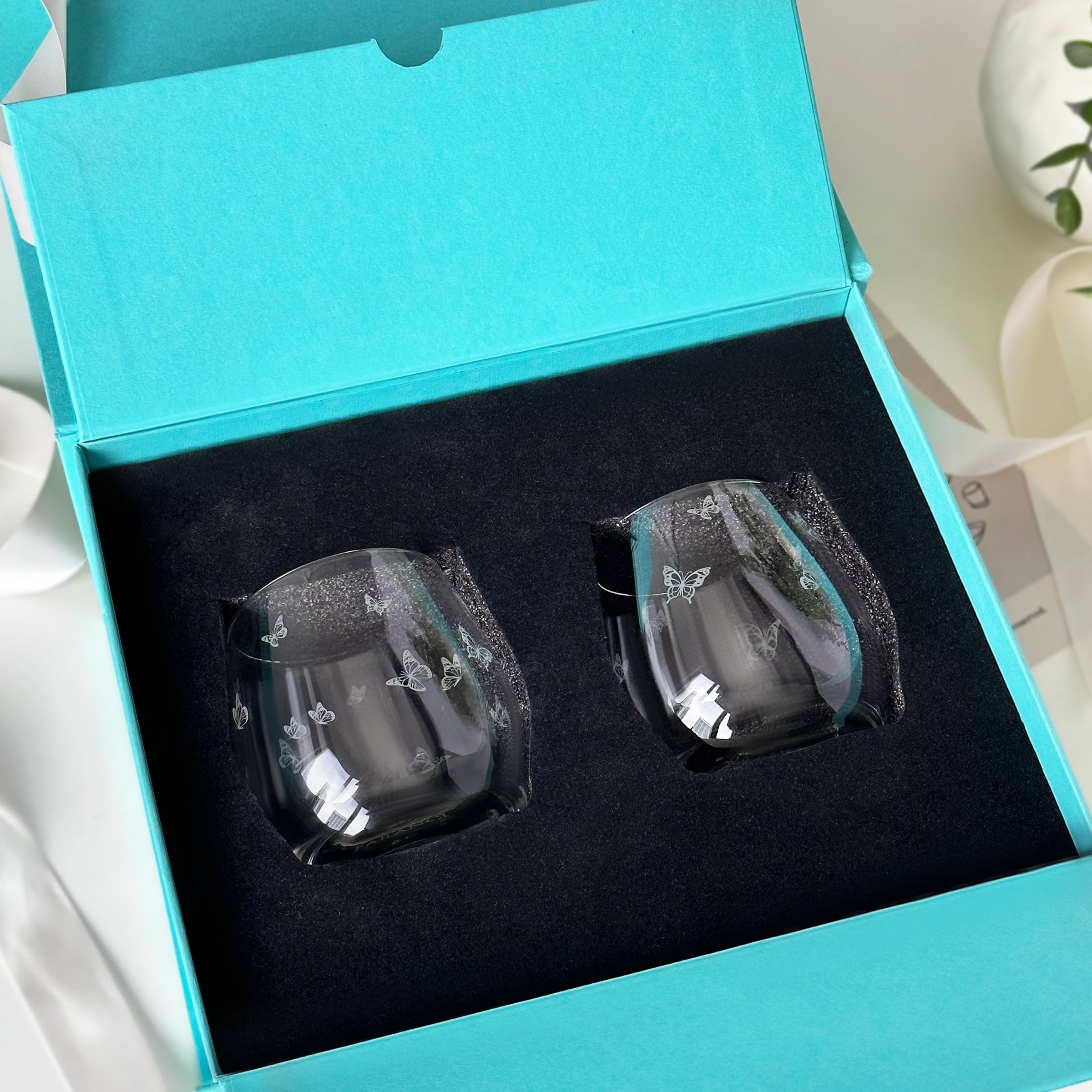 Butterfly Glassware Set