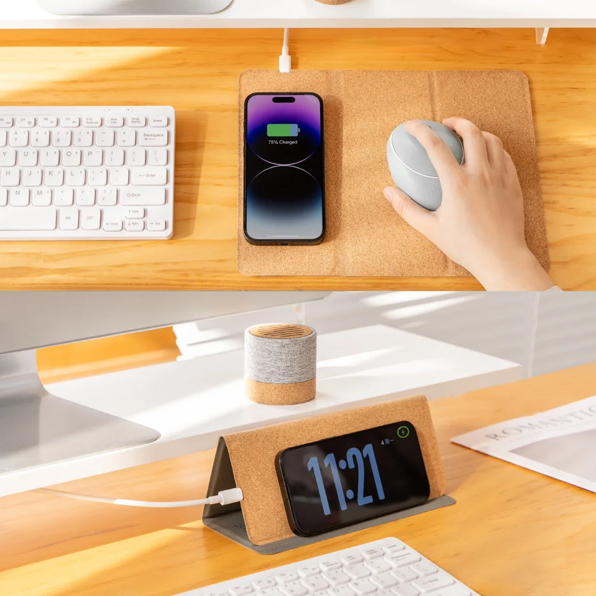 【定製】辦公室必備 三折疊無線充電板 Type-C接口 企業LOGO訂製