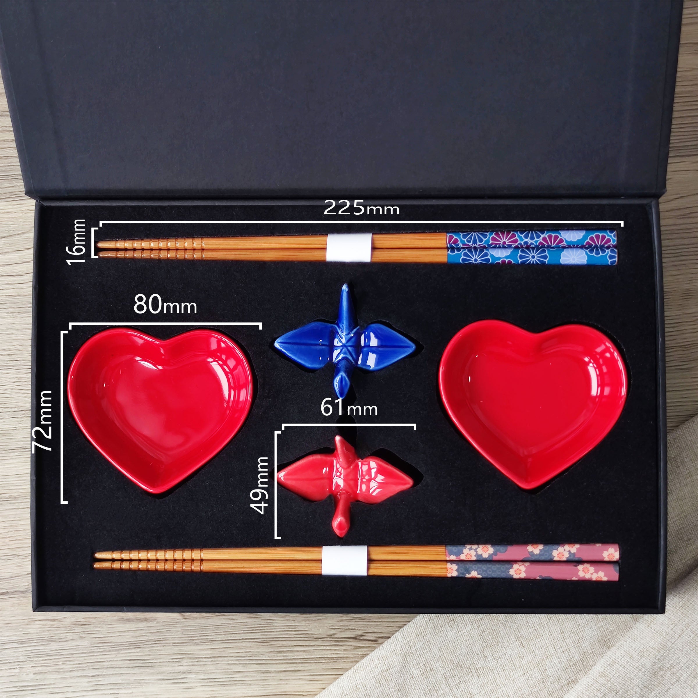 Japanese-style Patterned Chopsticks Gift Set