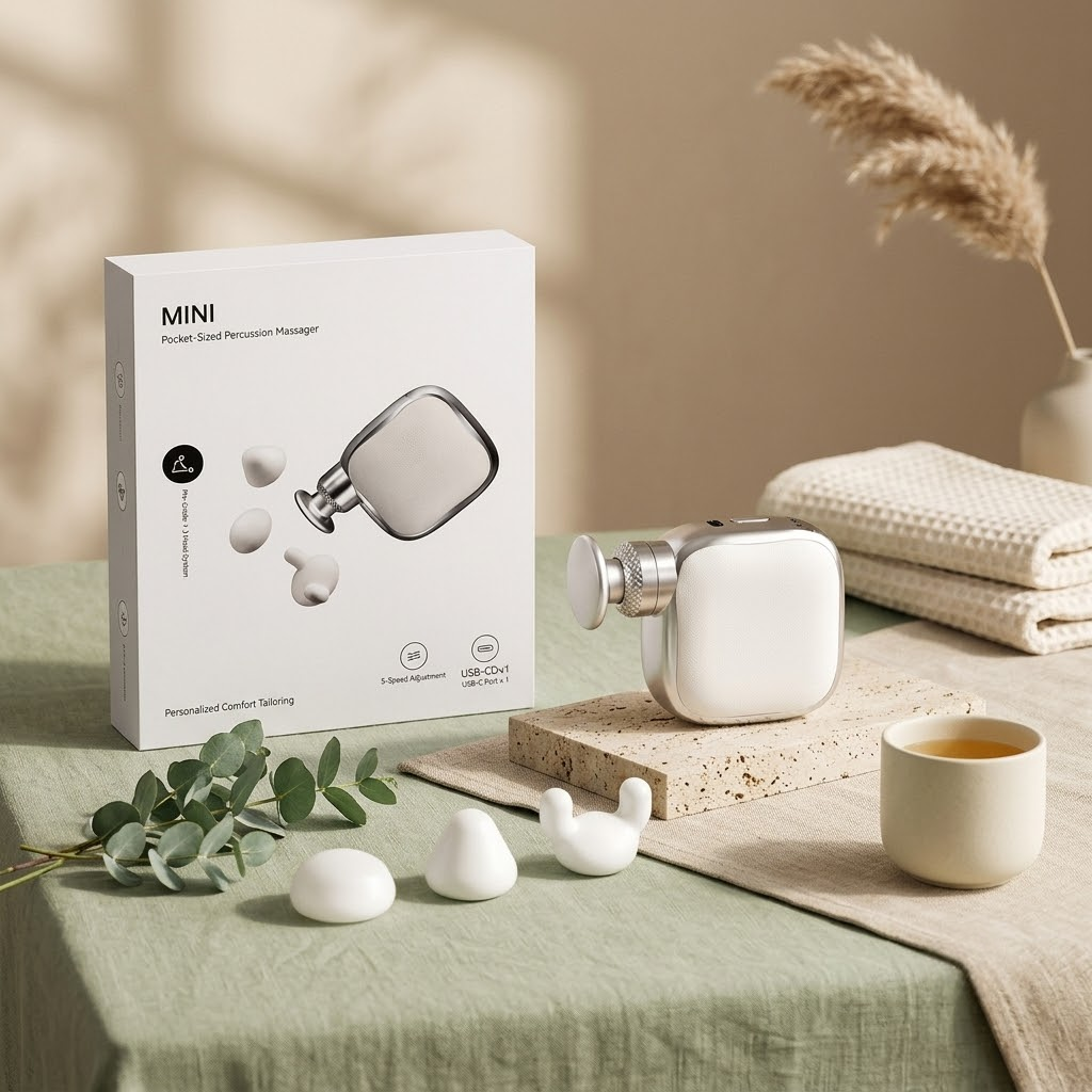 Customizable Mini Smart Fascia Massage Gun | 訂製迷你智能筋膜按摩儀 企業伴手禮 員工禮物