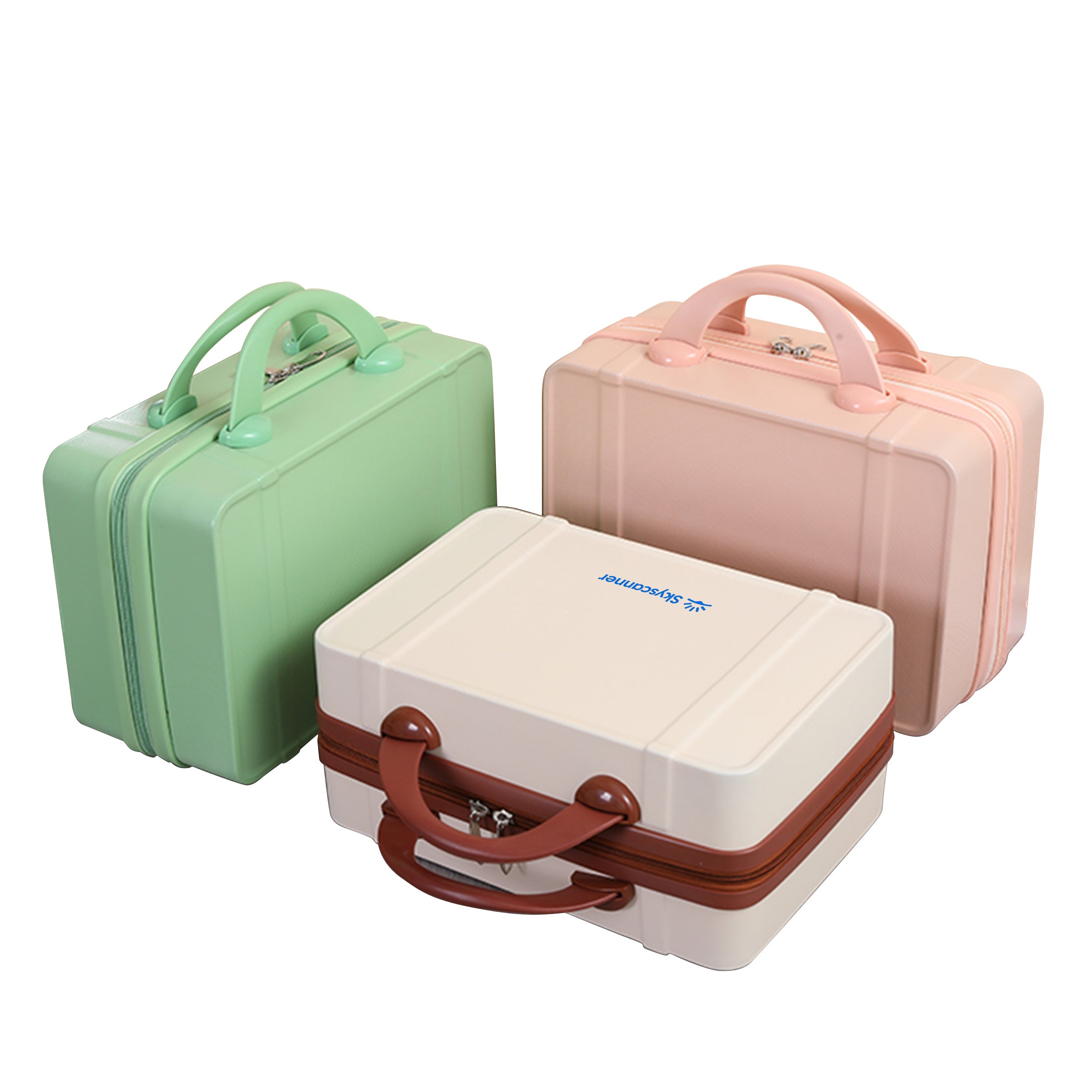 Customized Travel Supplies | 手提定製化妝箱 logo圖案客製化妝品收納箱