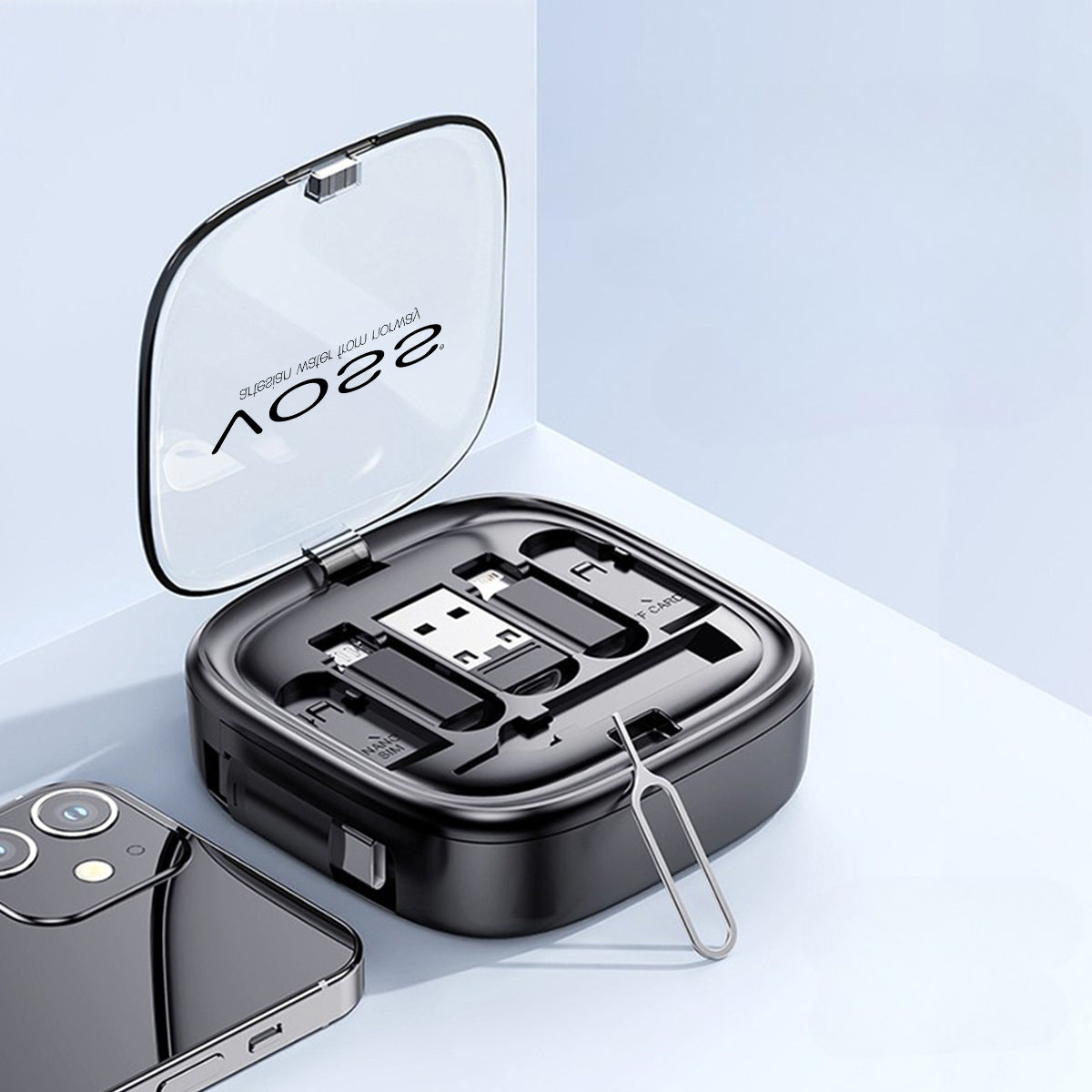 Corporate customized gifts Business gifts Employee gifts 多功能數據線收納盒