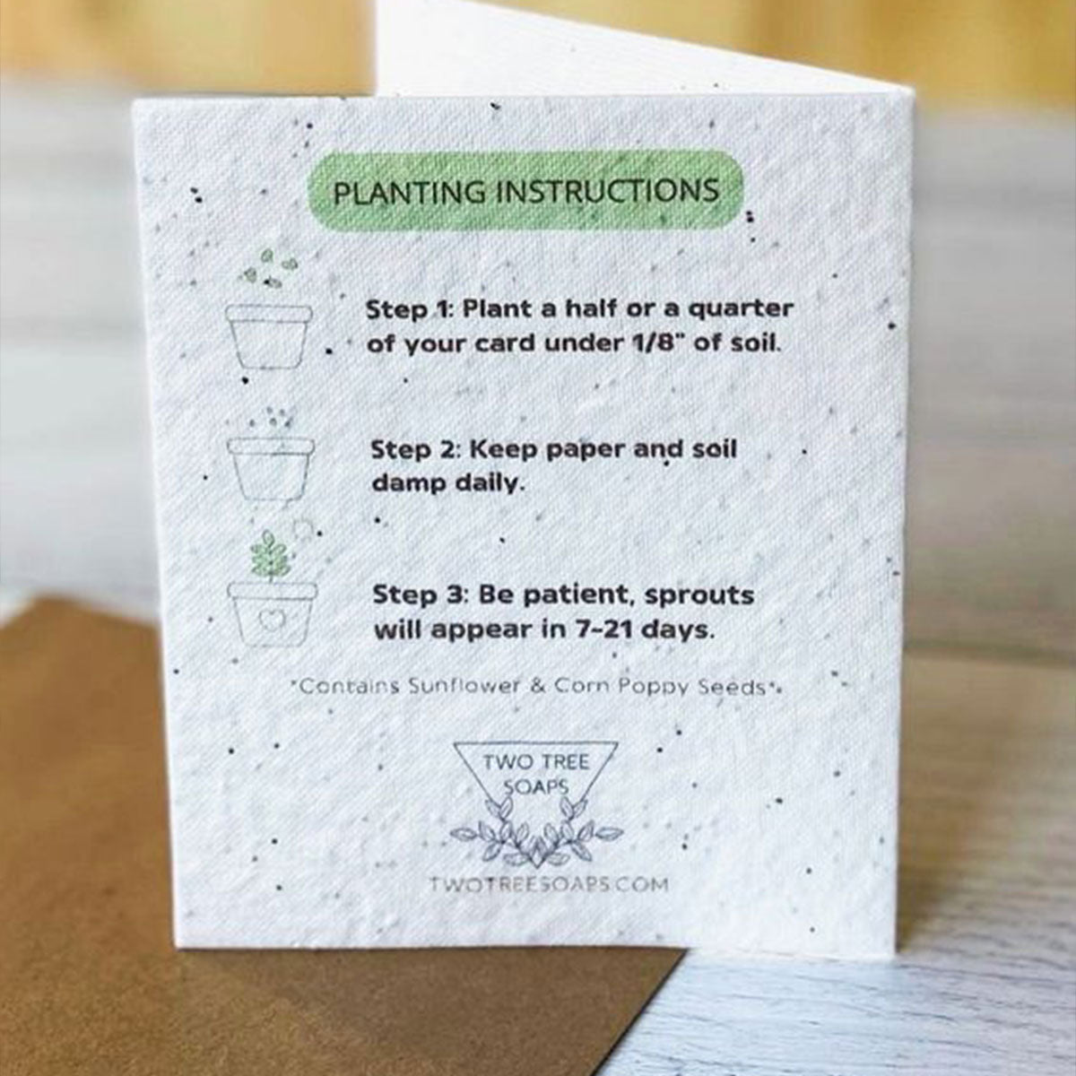 Custom Printed Seed Paper | 種子卡 自訂環保種子紙造型企業賀卡 卡片 高級紀念禮物