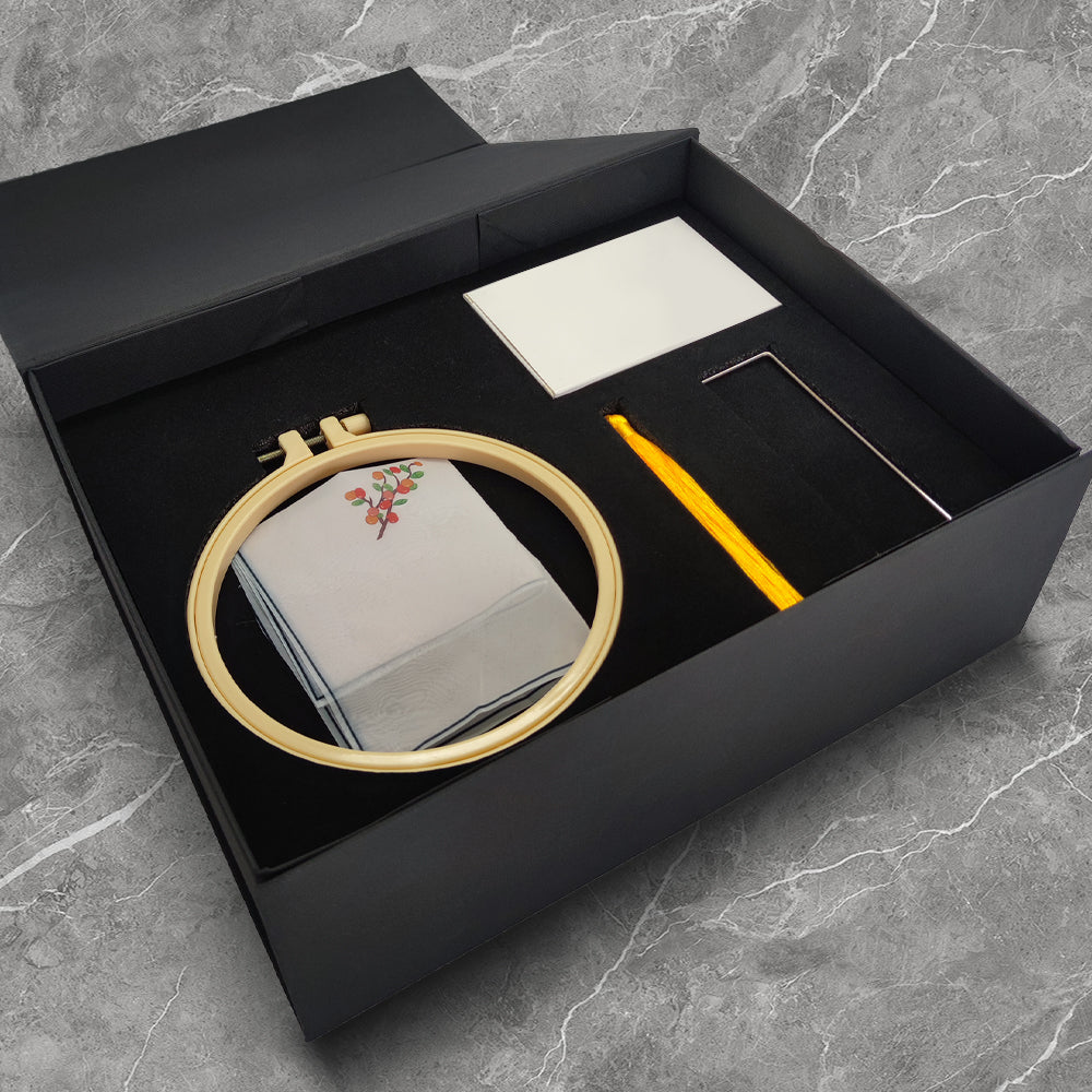 DIY Hand Embroidered Bookmark Kit