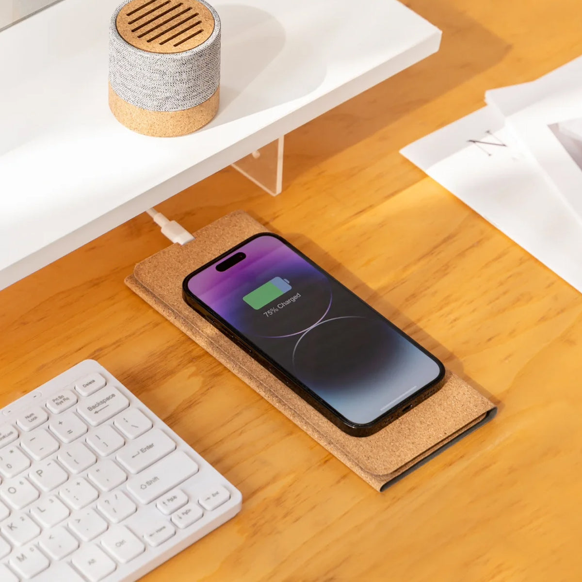【定製】辦公室必備 三折疊無線充電板 Type-C接口 企業LOGO訂製