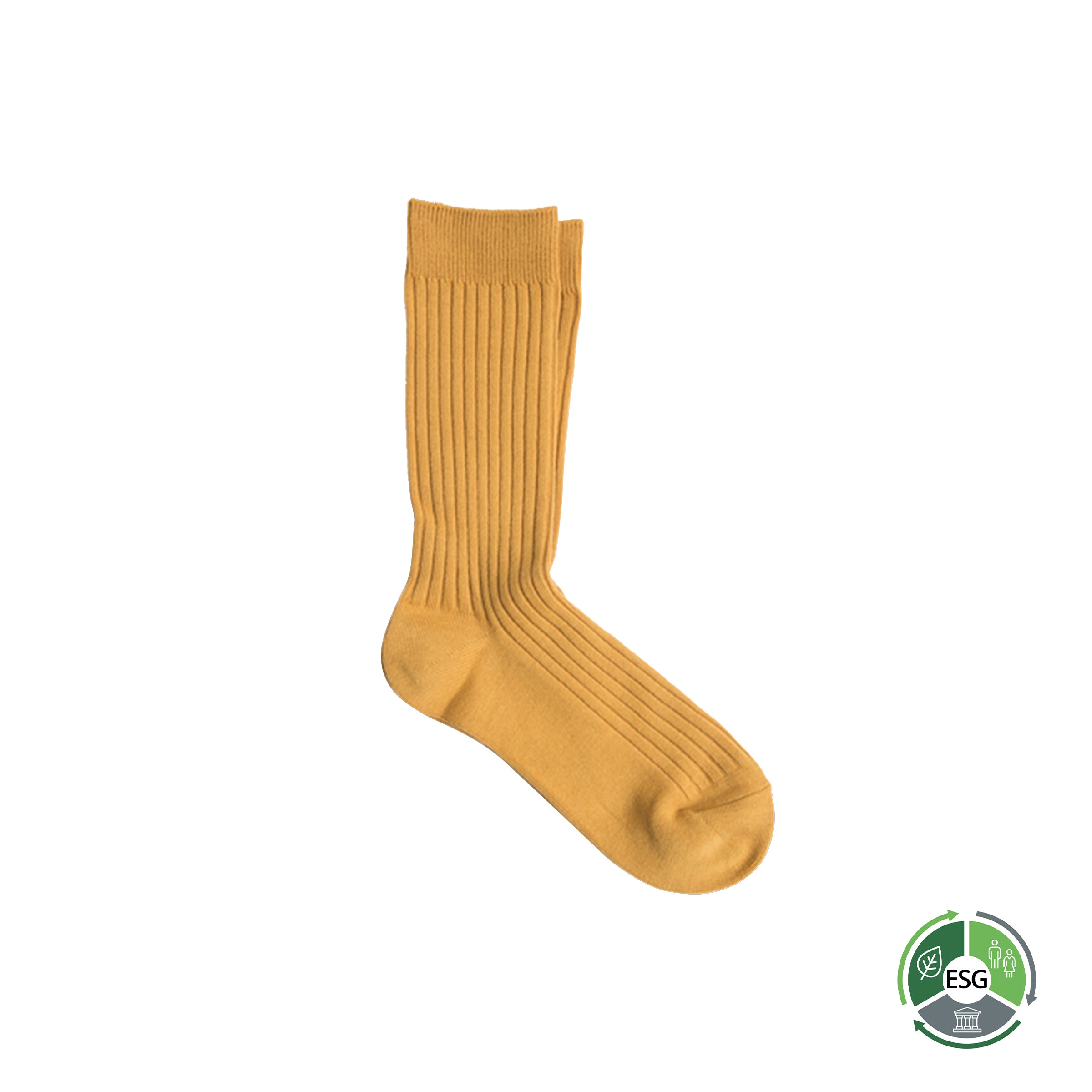 Solid Color Organic Cotton Socks | 有機棉雙針運動襪BG17-29