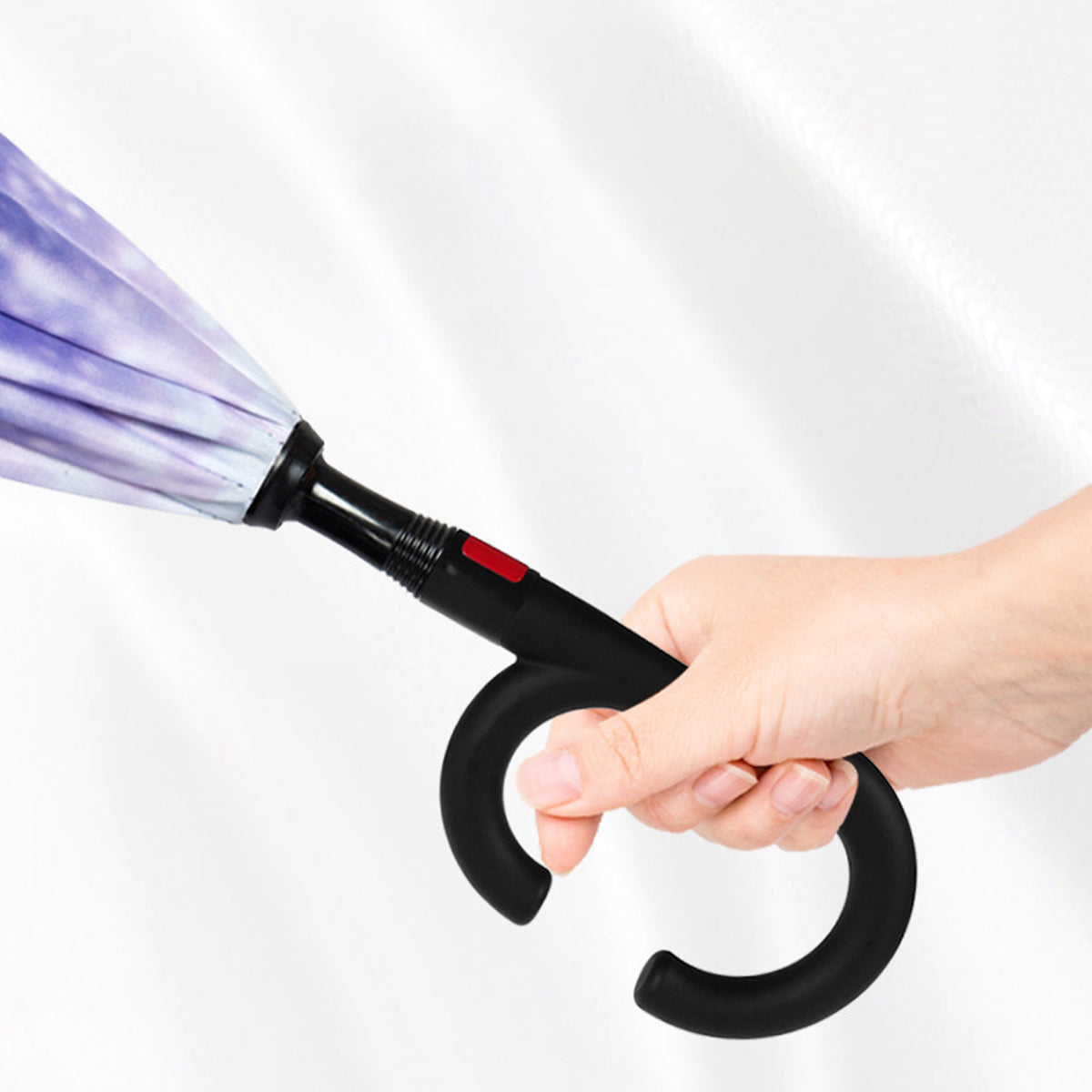 【定製】反向開合雙層長柄雨傘 大傘面防曬防雨 男女通用