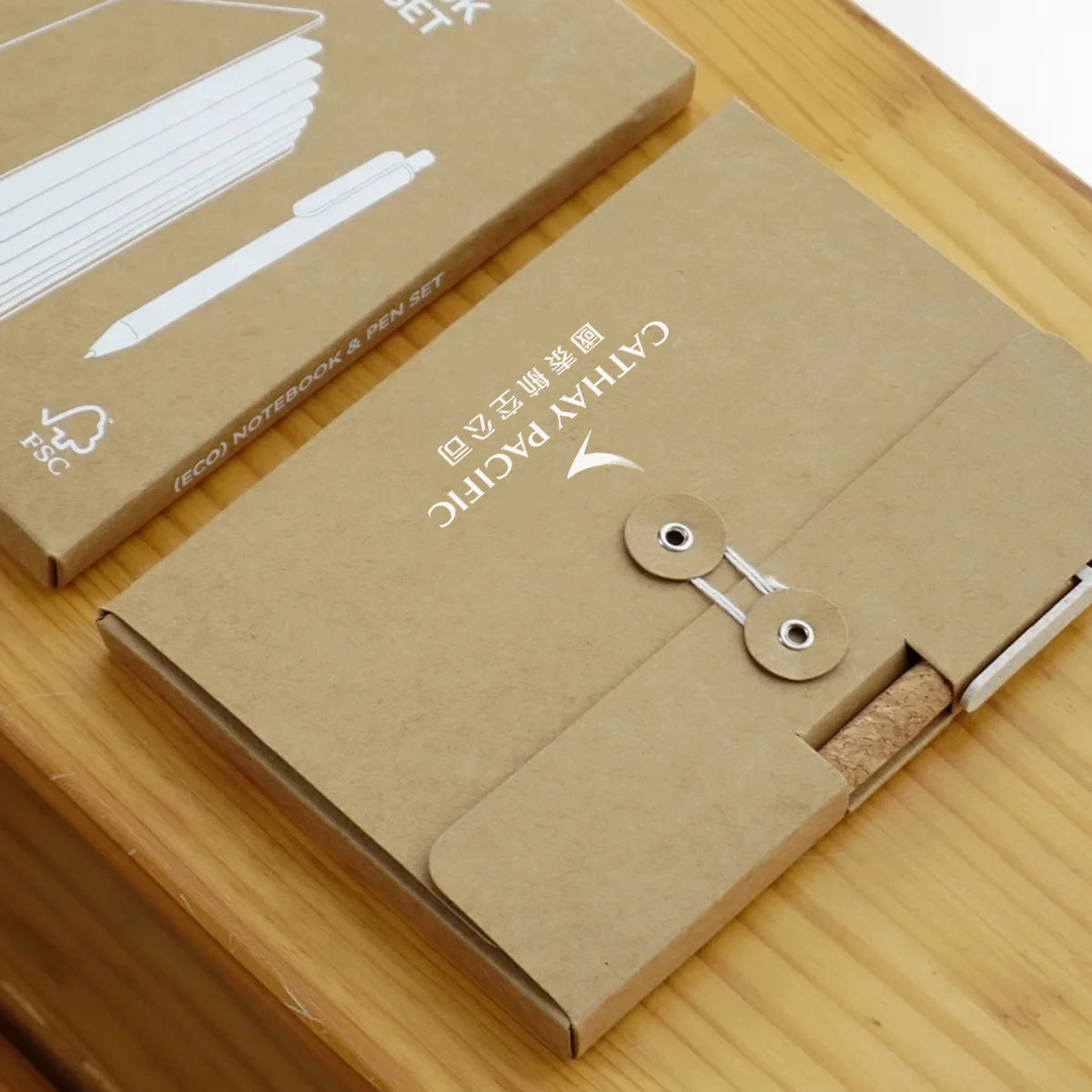 【定製】簡約風軟木筆記本套裝 輕便攜帶 創意文具