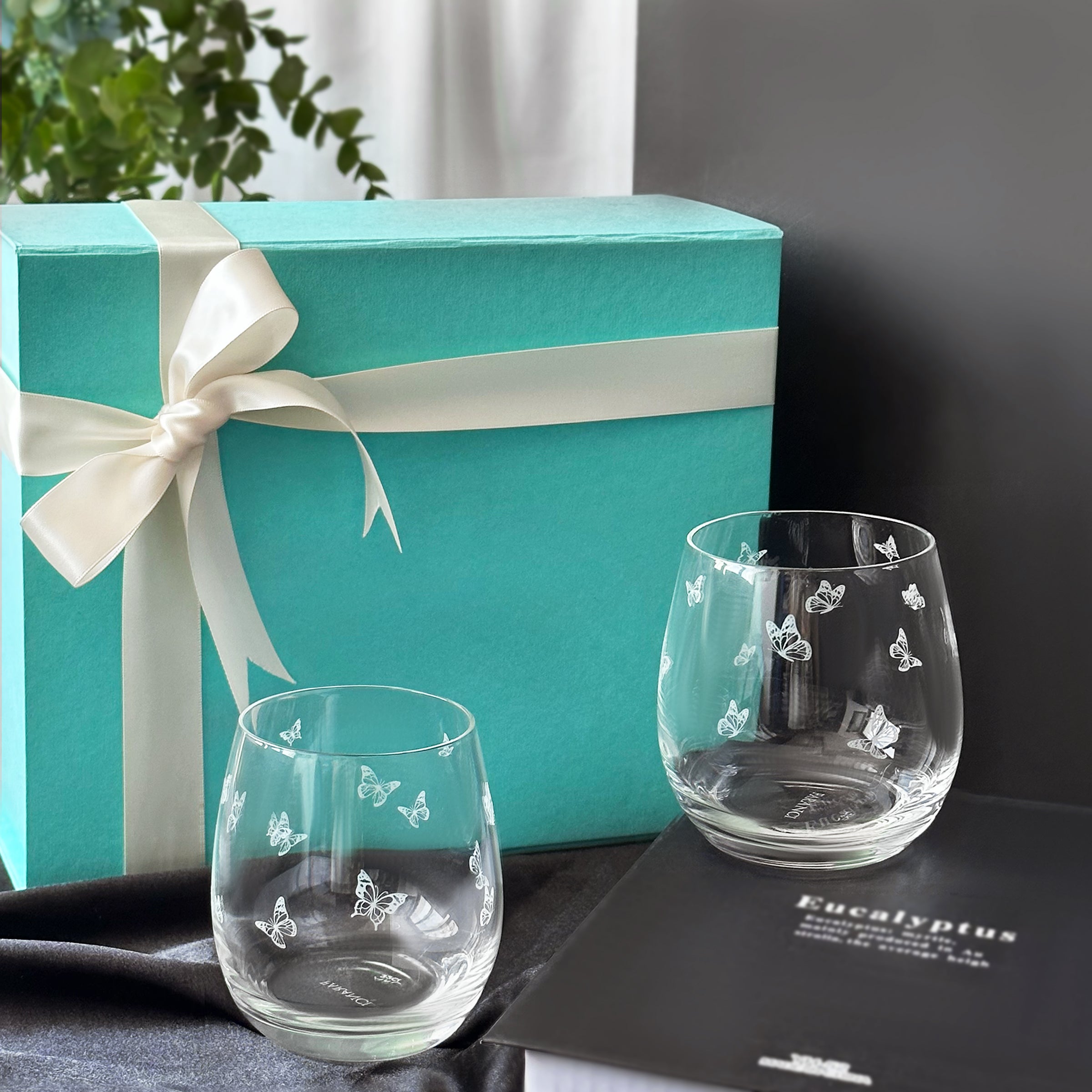 Butterfly Glassware Set