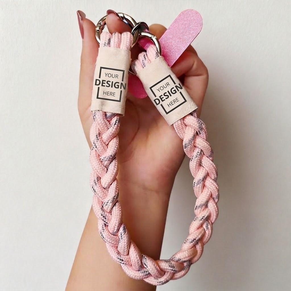 Fully Customizable Hand-Woven Polyester Phone Lanyard | 全訂製編織繩手機挂繩 BG27-46