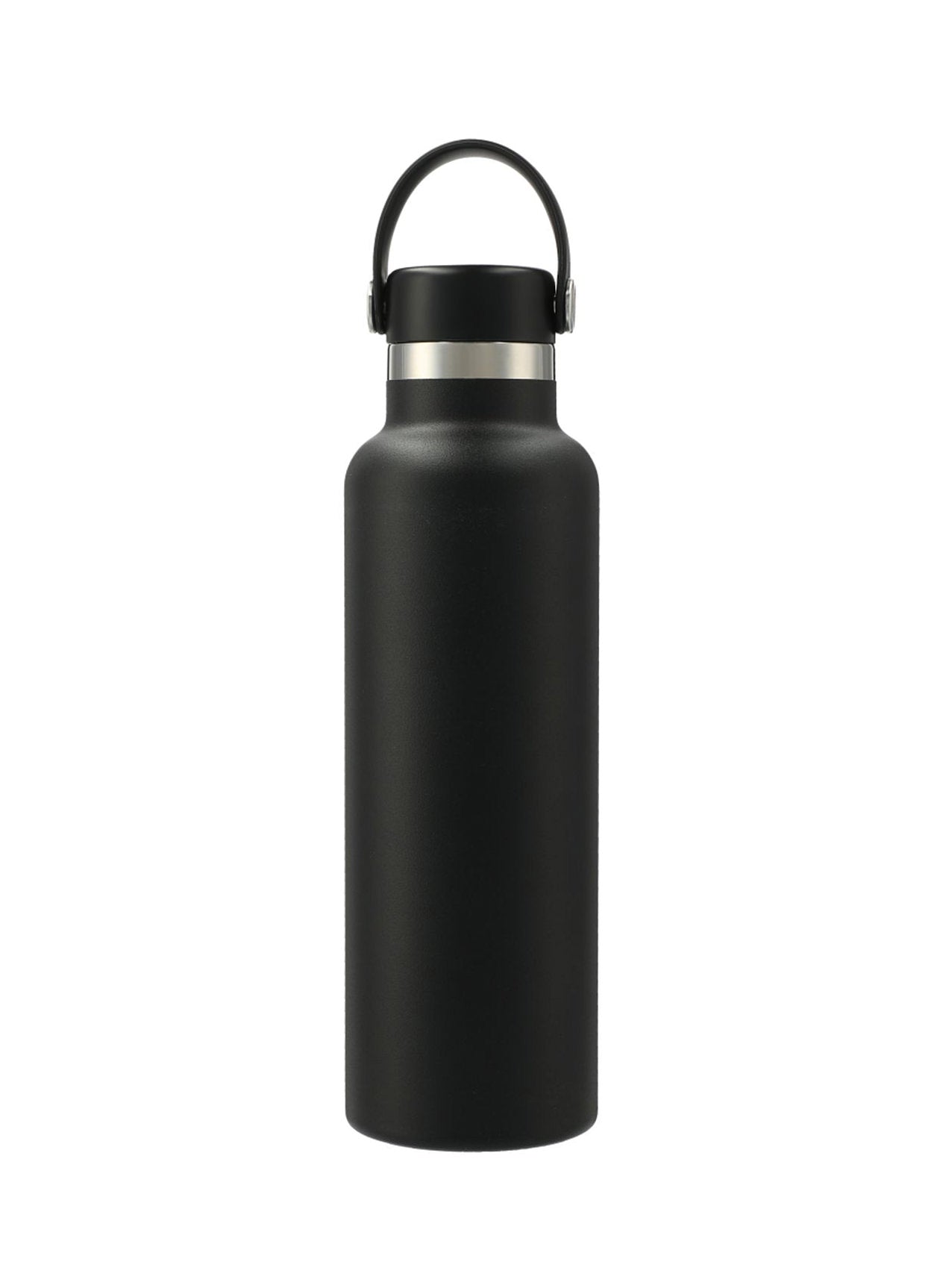 Hydro Flask Black Standard Mouth With Flex Cap 21oz | Hydro Flask 黑色標準口附蓋 21 盎司