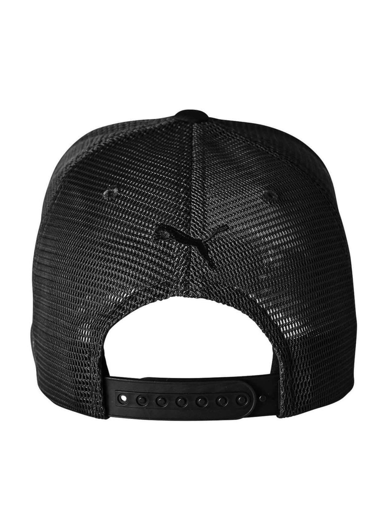 PUMA Black 110 Snapback Trucker Hat | PUMA 黑色後扣卡車司機帽