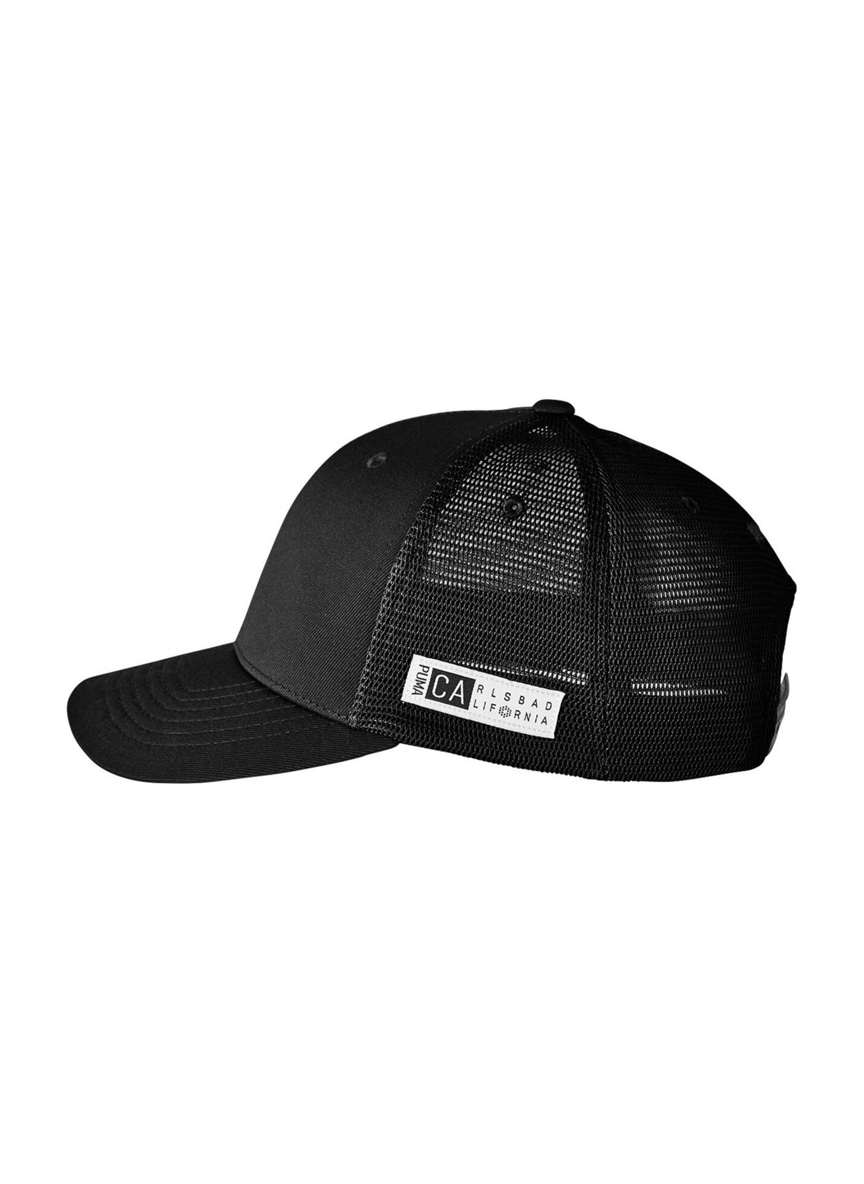 PUMA Black 110 Snapback Trucker Hat | PUMA 黑色後扣卡車司機帽