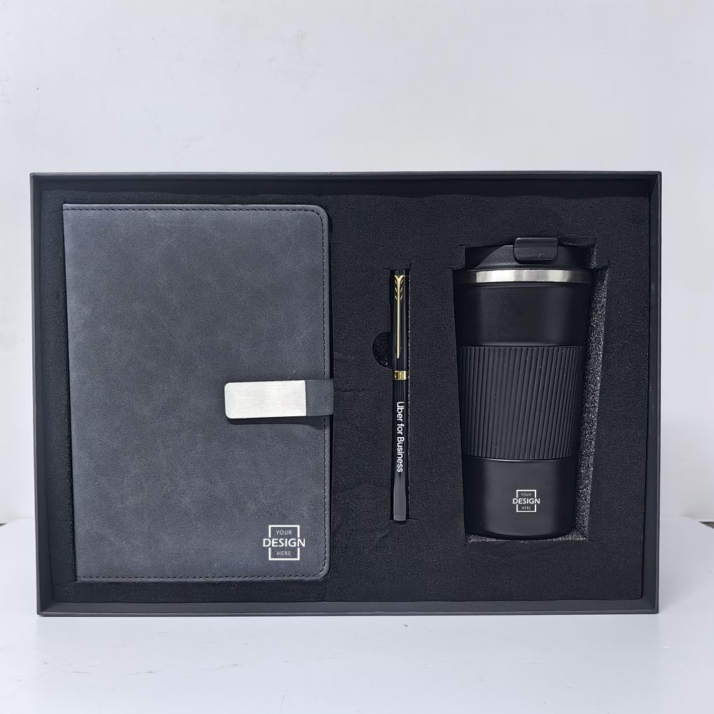 Premium Custom Office Gift Set| 辦公筆記本鋼筆保溫杯禮盒 企業年會禮盒