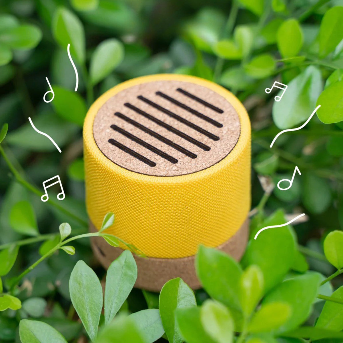 【定製】環保軟木+RPET藍牙5.0音箱 10M無線連接 鐳雕LOGO企業專屬