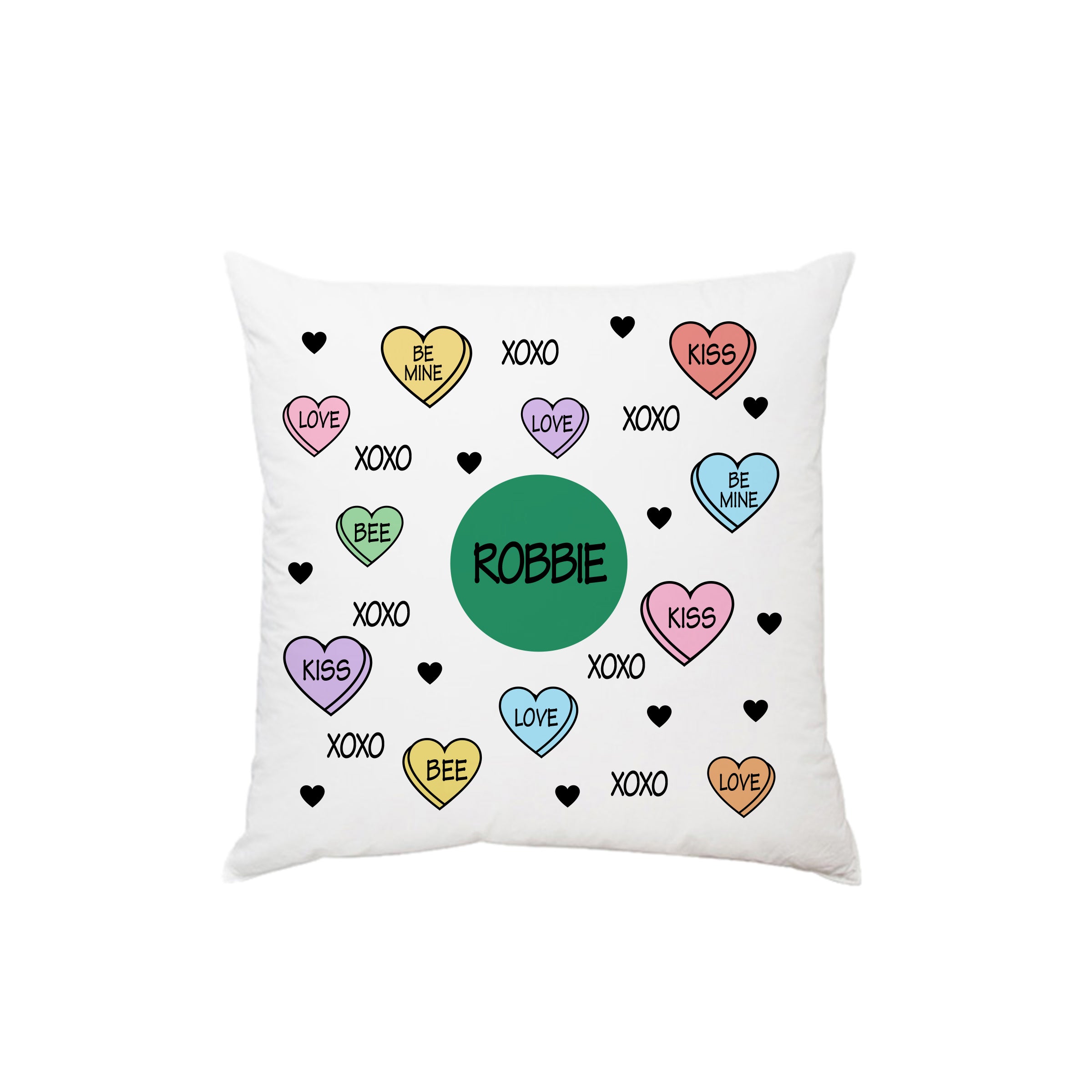 Customized Couple Pillow | 情人節禮物 客製情侶名字家居抱枕